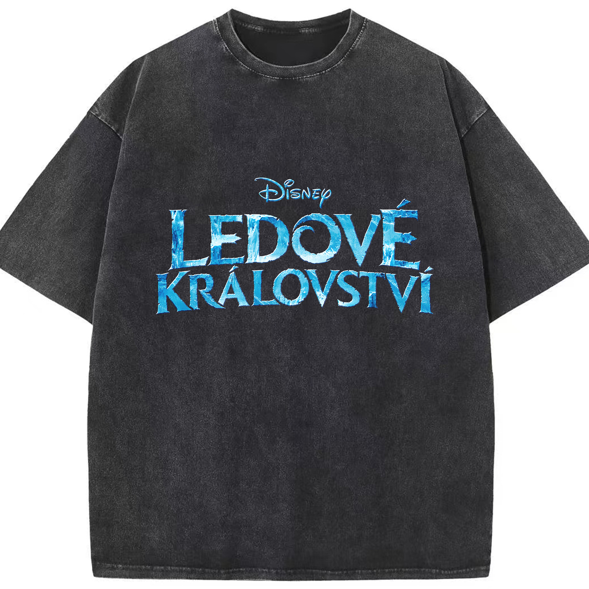 （画像用） アナと雪の女王 アンナ エルサ Frozen Anna Elsa 綿100% ヴィンテージ風 半袖Tシャツ（フロントプリント）