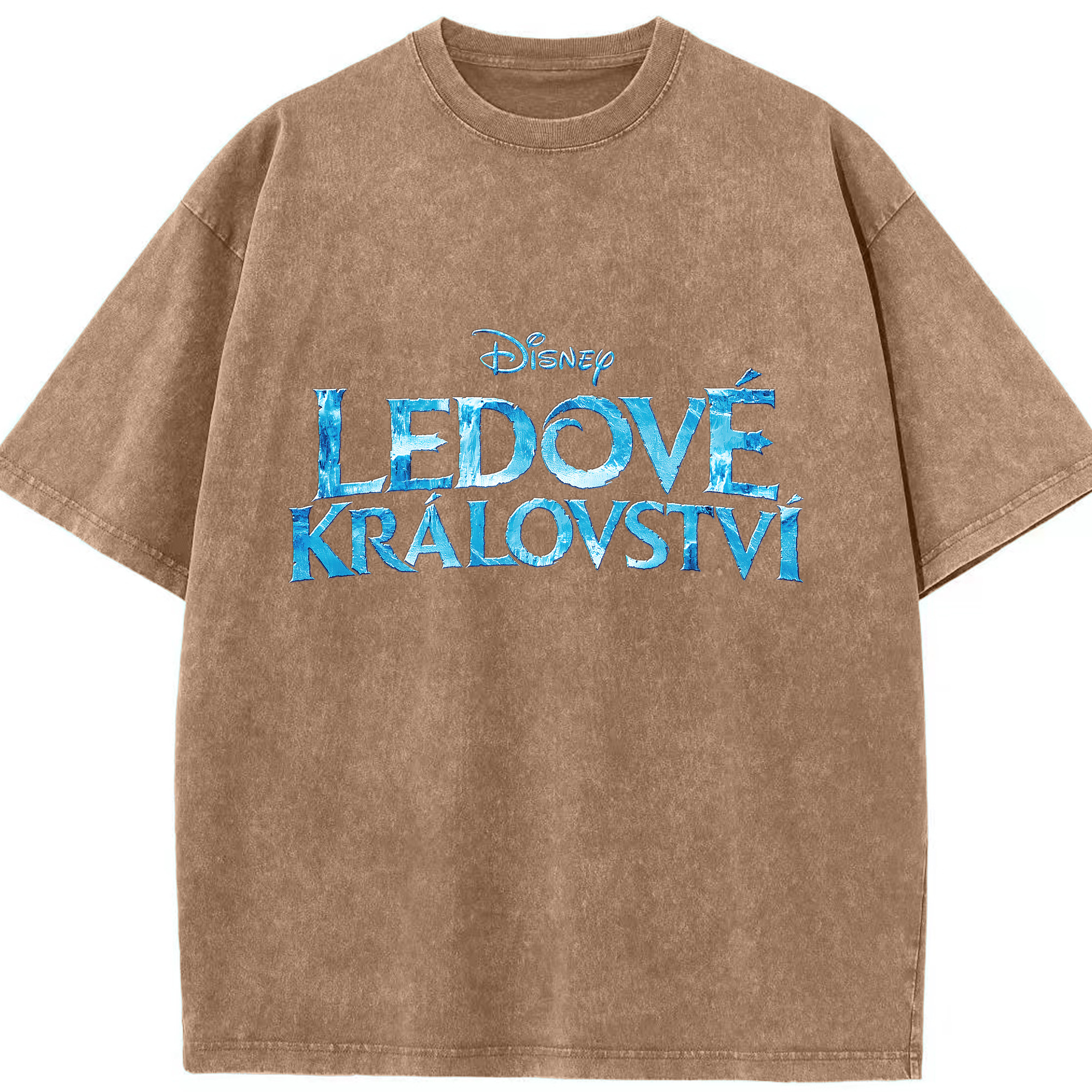 （画像用） アナと雪の女王 アンナ エルサ Frozen Anna Elsa 綿100% ヴィンテージ風 半袖Tシャツ（フロントプリント）