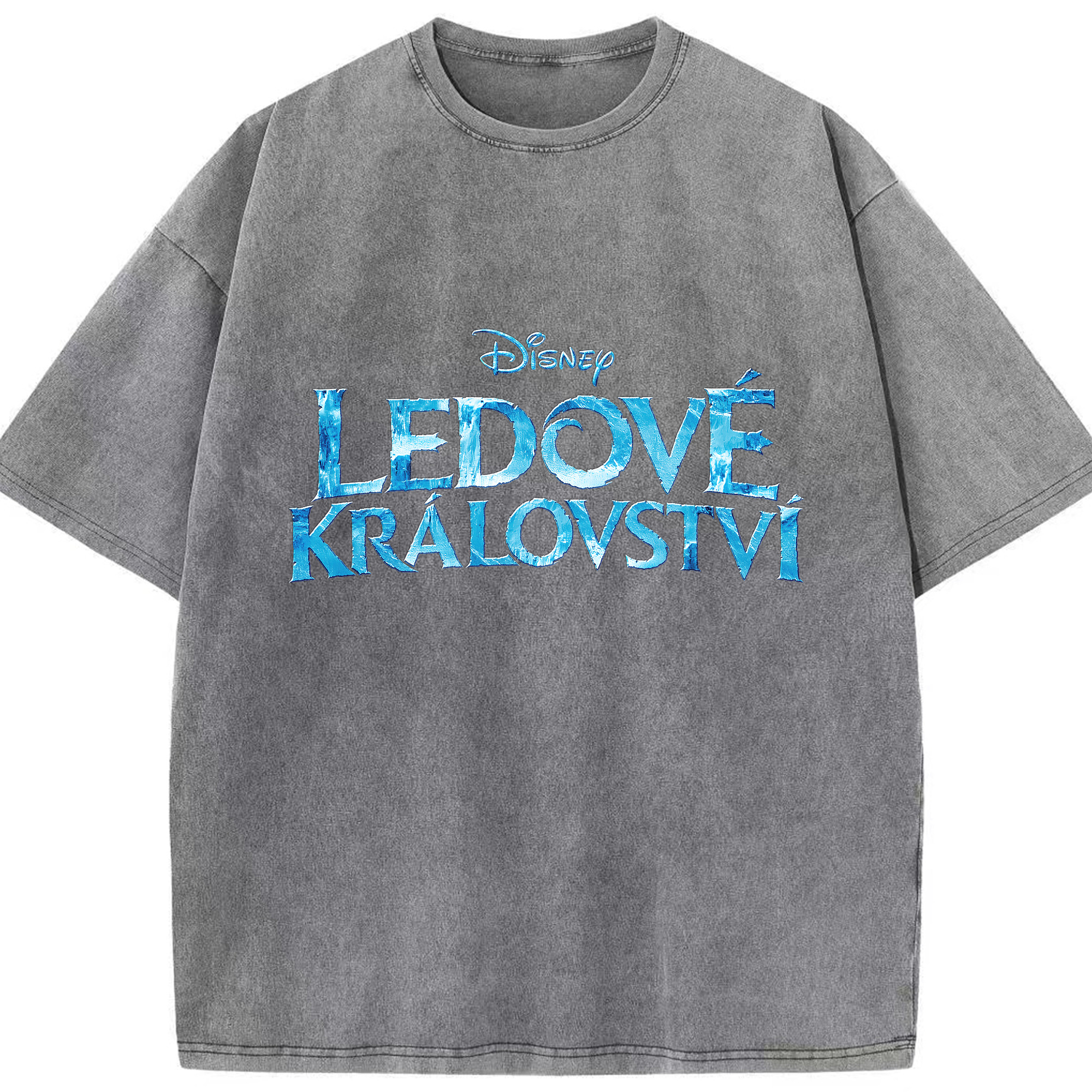 （画像用） アナと雪の女王 アンナ エルサ Frozen Anna Elsa 綿100% ヴィンテージ風 半袖Tシャツ（フロントプリント）