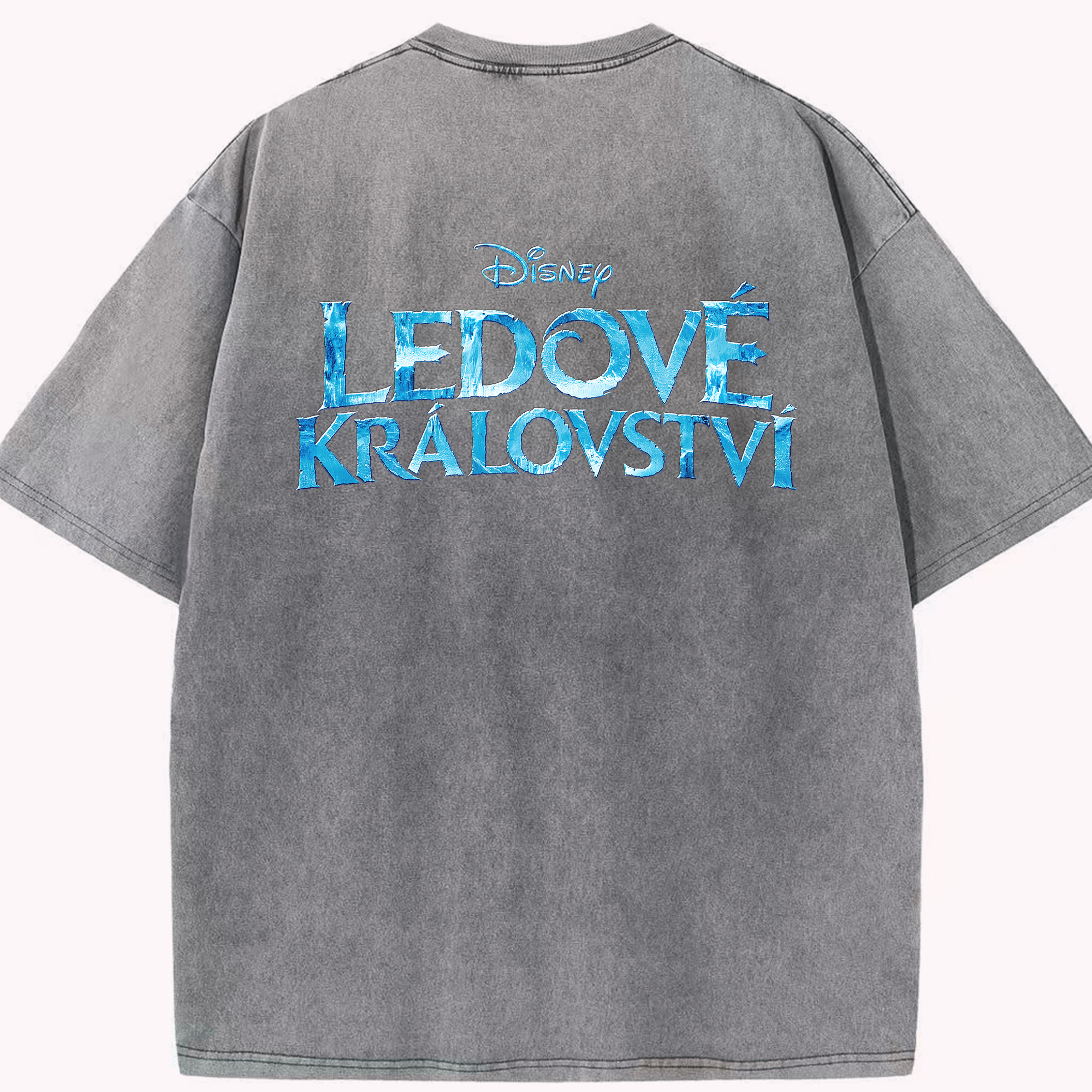 （画像用） アナと雪の女王 アンナ エルサ Frozen Anna Elsa 綿100% ヴィンテージ風 半袖Tシャツ（背面プリント）