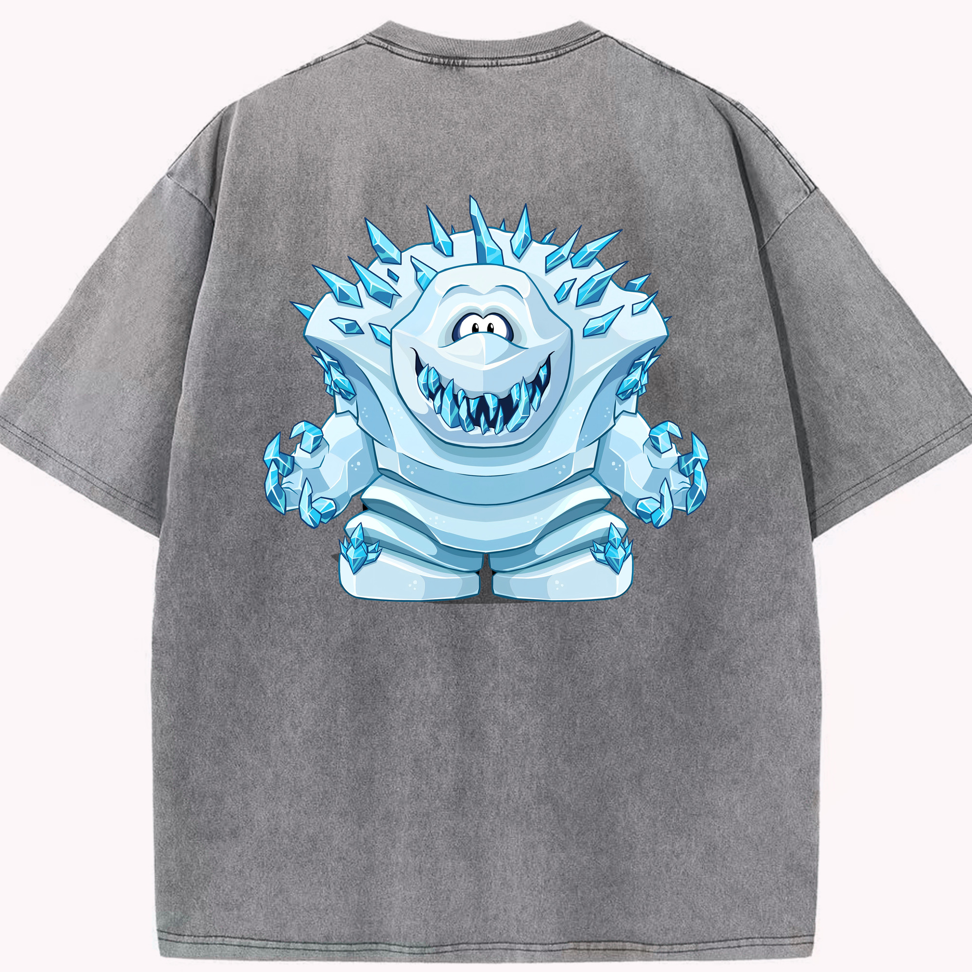 （画像用） アナと雪の女王 アンナ エルサ Frozen Anna Elsa 綿100% ヴィンテージ風 半袖Tシャツ（背面プリント）