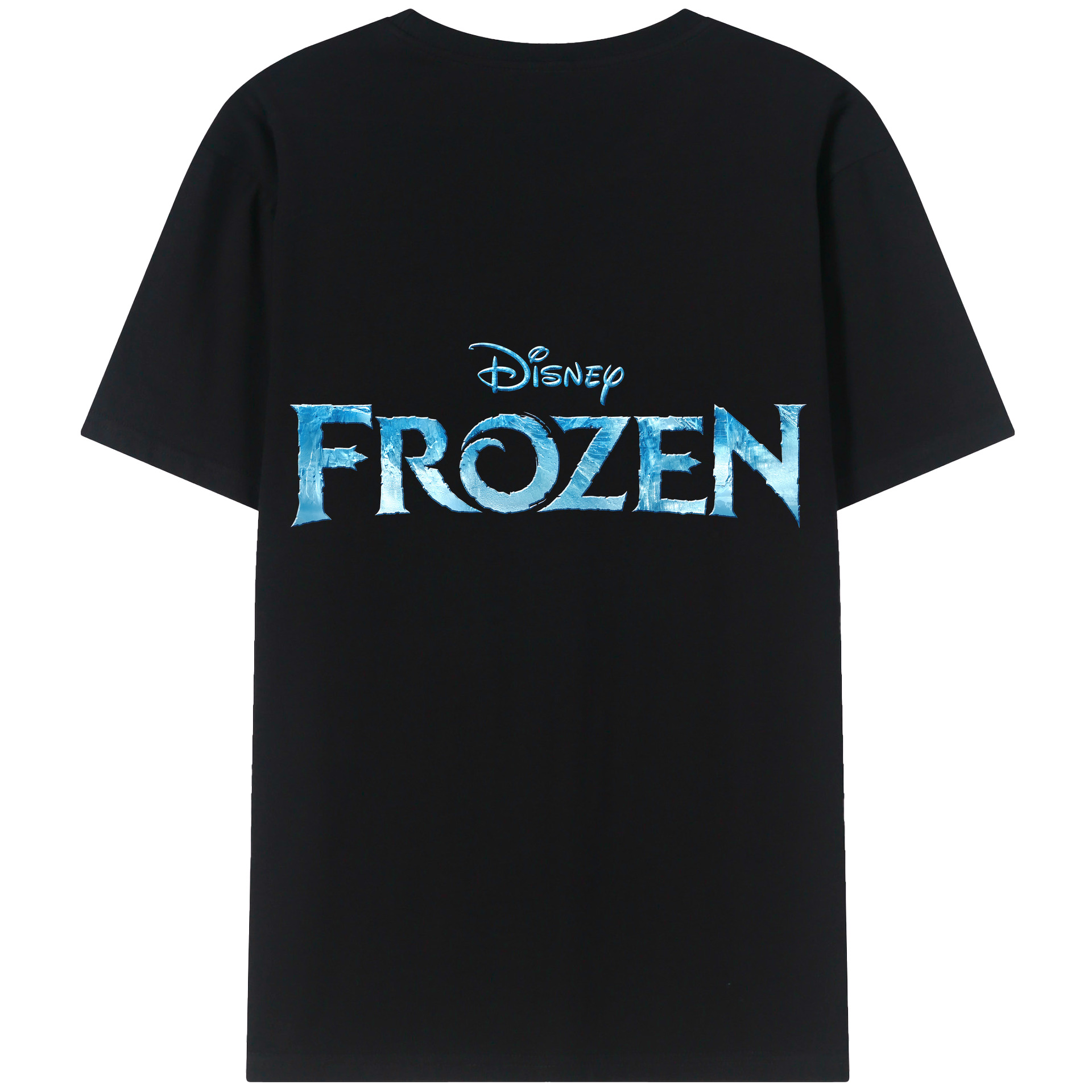 （画像用） アナと雪の女王 アンナ エルサ Frozen Anna Elsa 綿100％ メンズ半袖Tシャツ（バックプリント） 通気性