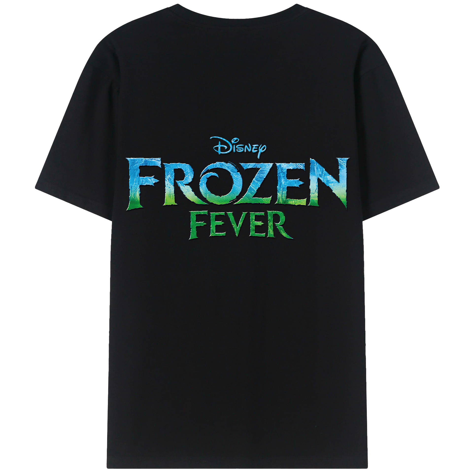 （画像用） アナと雪の女王 アンナ エルサ Frozen Anna Elsa 綿100％ メンズ半袖Tシャツ（バックプリント） 通気性