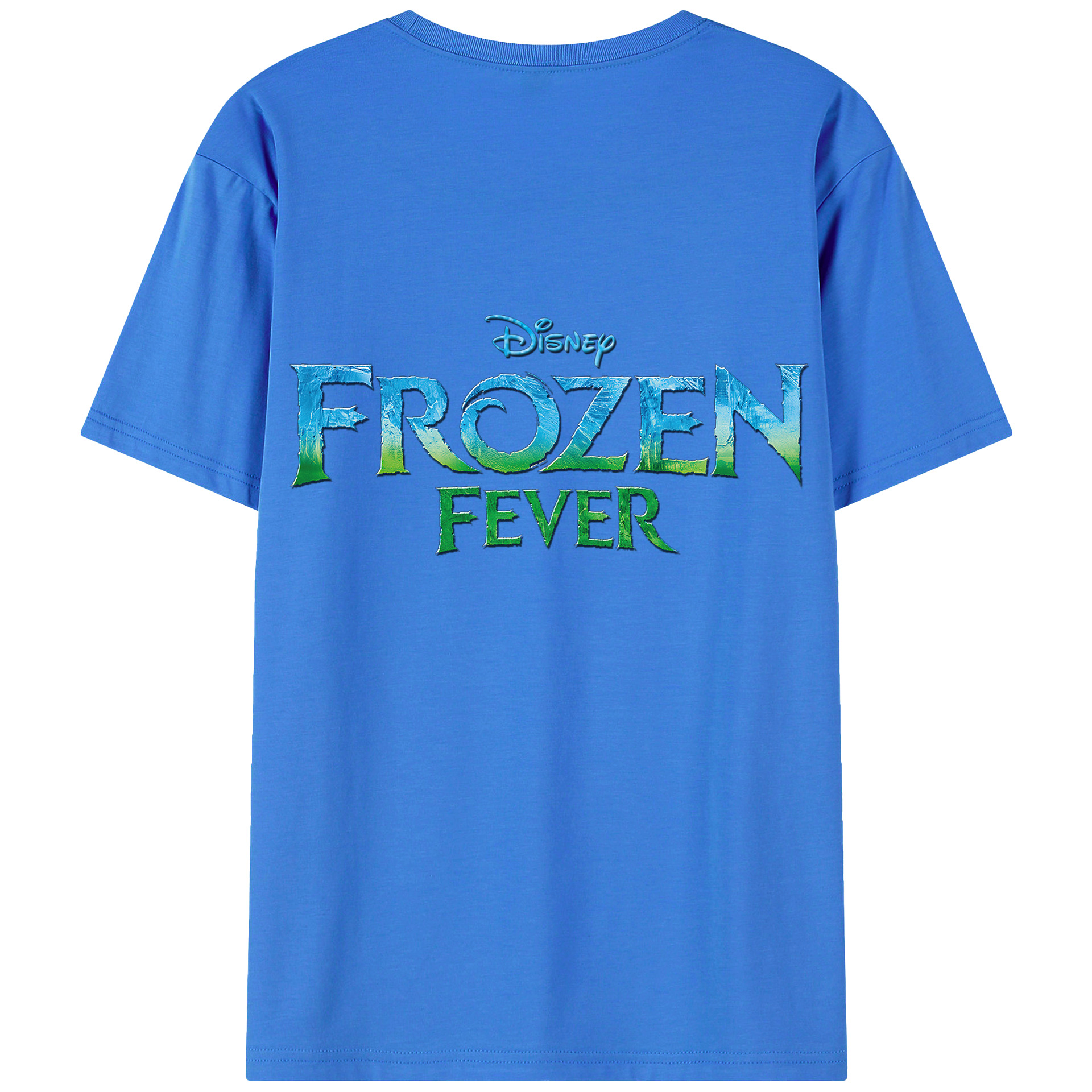 （画像用） アナと雪の女王 アンナ エルサ Frozen Anna Elsa 綿100％ メンズ半袖Tシャツ（バックプリント） 通気性