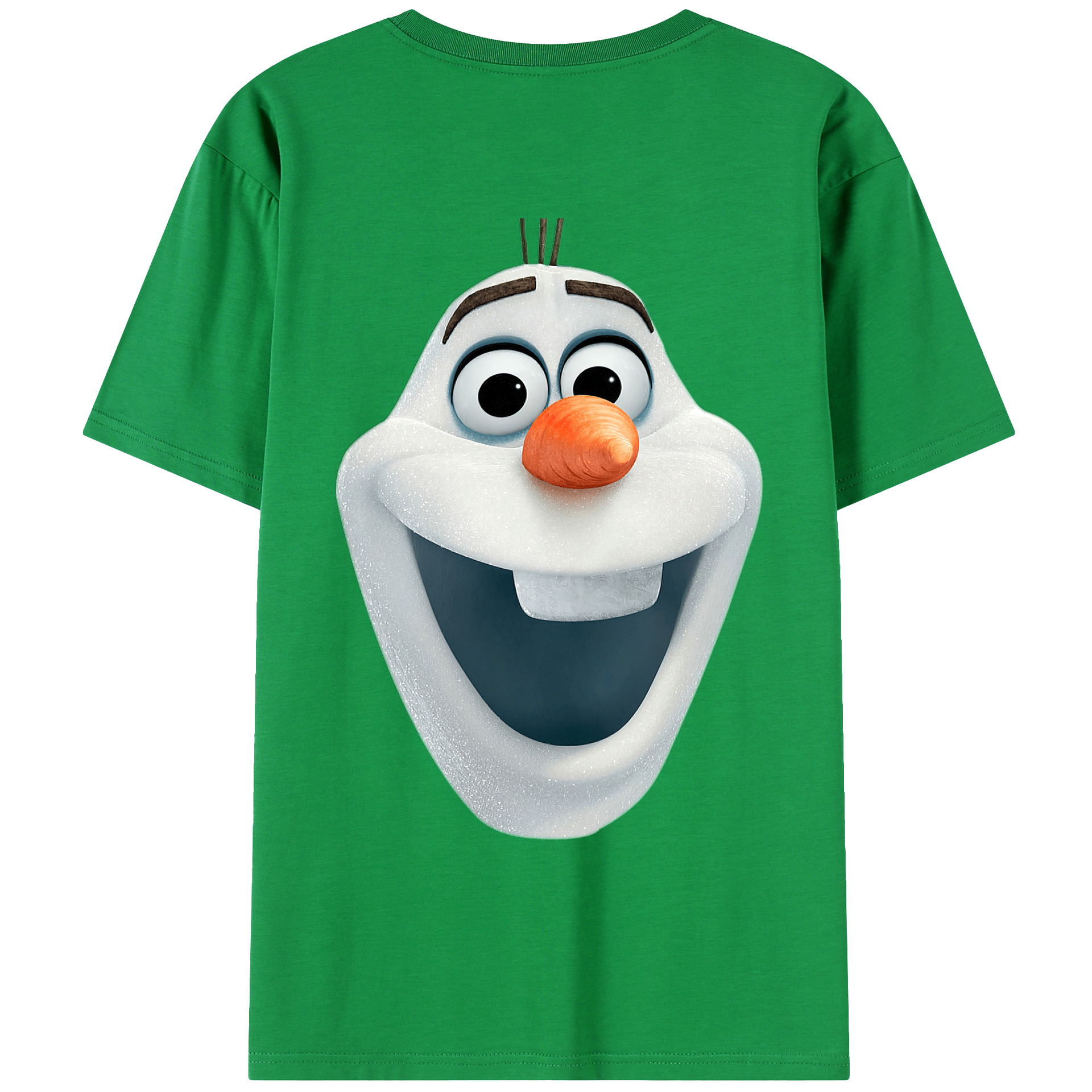 （画像用） アナと雪の女王 アンナ エルサ Frozen Anna Elsa 綿100％ メンズ半袖Tシャツ（バックプリント） 通気性