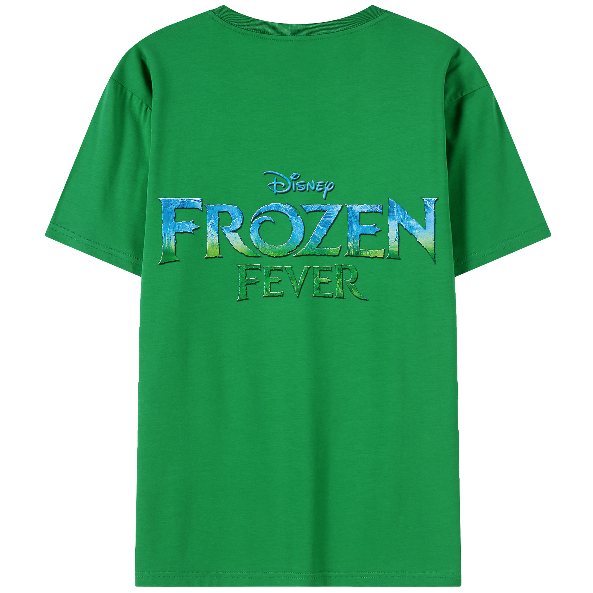 （画像用） アナと雪の女王 アンナ エルサ Frozen Anna Elsa 綿100％ メンズ半袖Tシャツ（バックプリント） 通気性