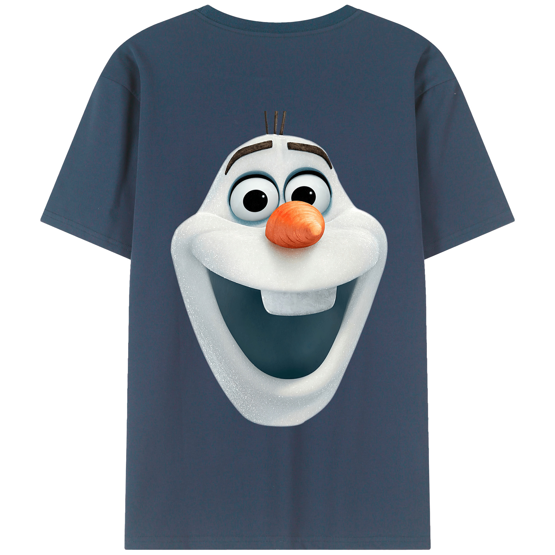 （画像用） アナと雪の女王 アンナ エルサ Frozen Anna Elsa 綿100％ メンズ半袖Tシャツ（バックプリント） 通気性