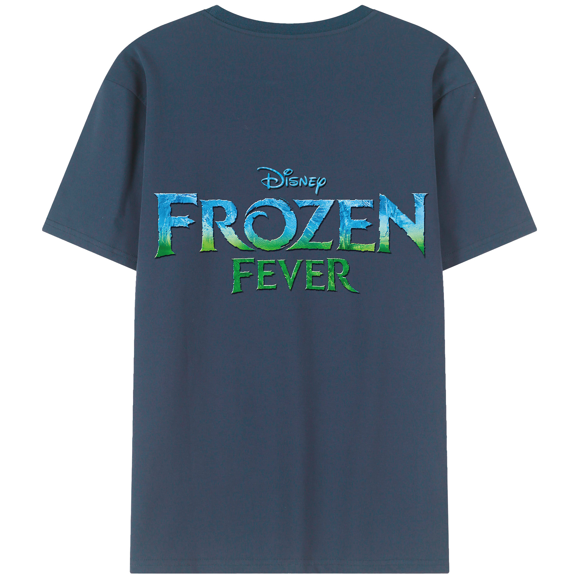 （画像用） アナと雪の女王 アンナ エルサ Frozen Anna Elsa 綿100％ メンズ半袖Tシャツ（バックプリント） 通気性