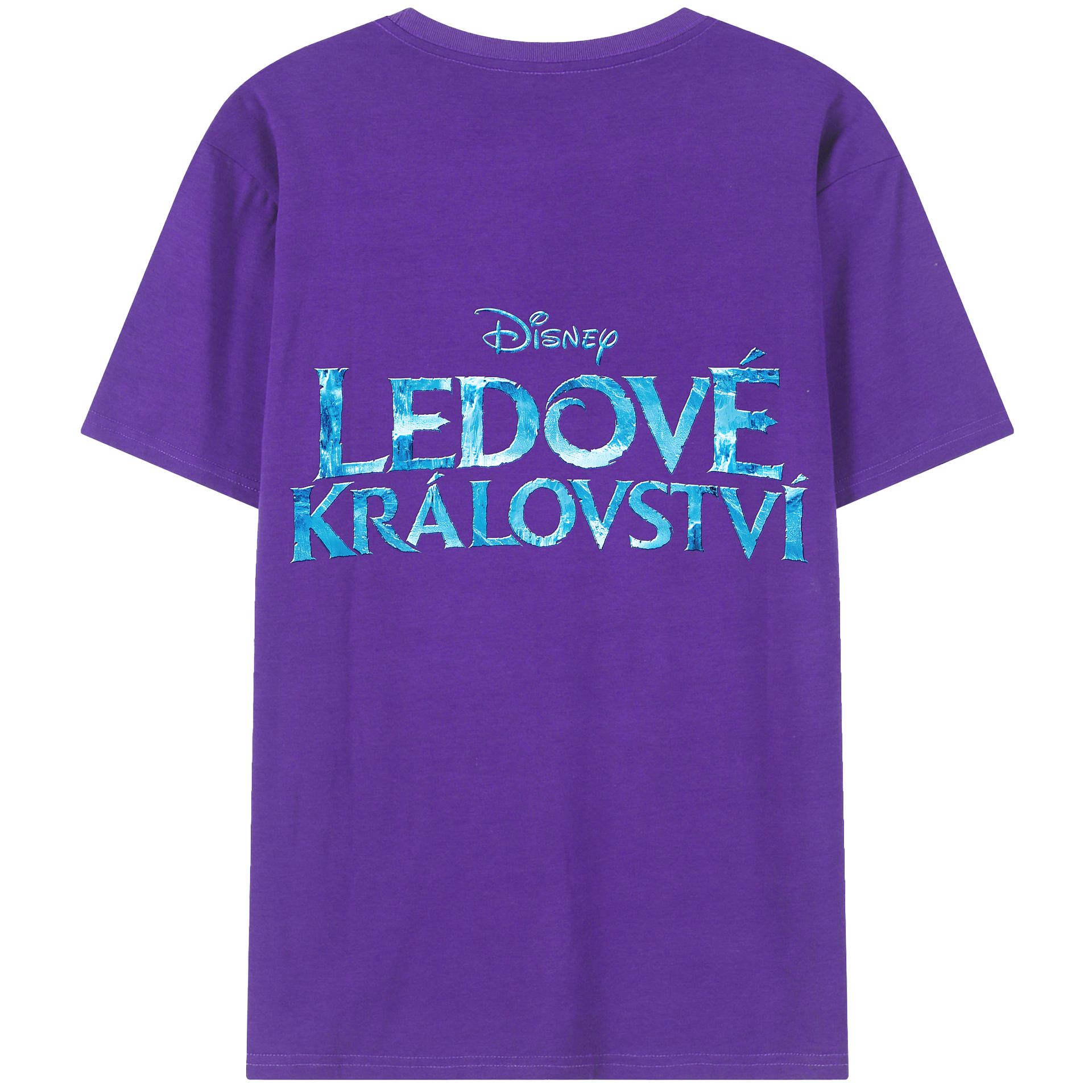 （画像用） アナと雪の女王 アンナ エルサ Frozen Anna Elsa 綿100％ メンズ半袖Tシャツ（バックプリント） 通気性