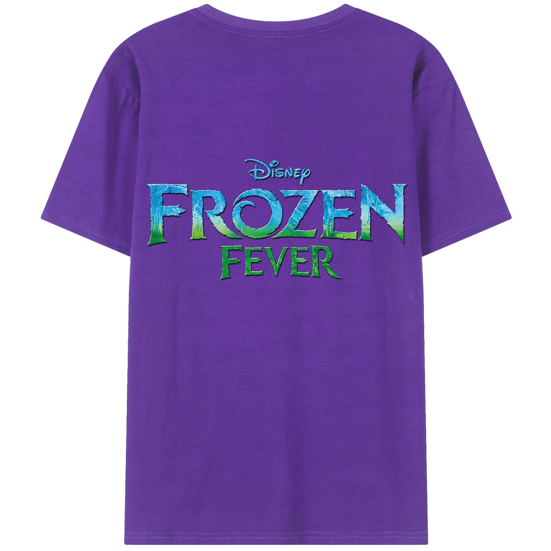 （画像用） アナと雪の女王 アンナ エルサ Frozen Anna Elsa 綿100％ メンズ半袖Tシャツ（バックプリント） 通気性