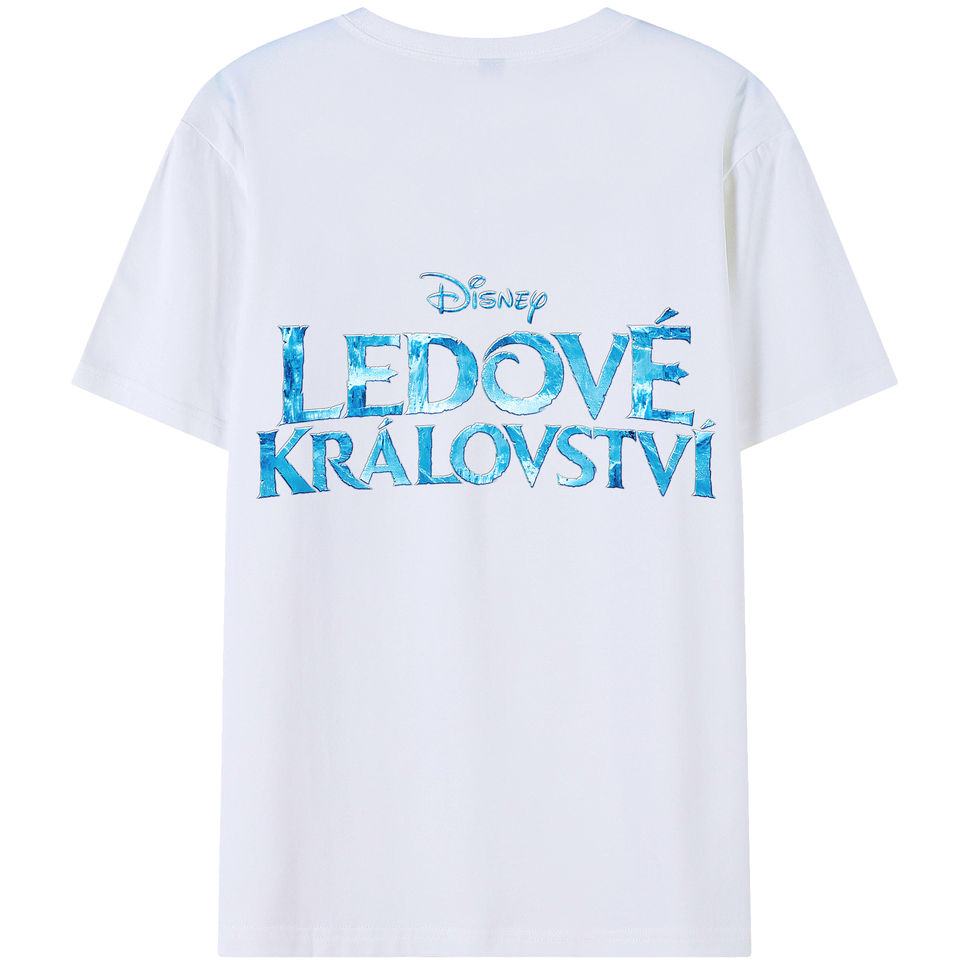 （画像用） アナと雪の女王 アンナ エルサ Frozen Anna Elsa 綿100％ メンズ半袖Tシャツ（バックプリント） 通気性