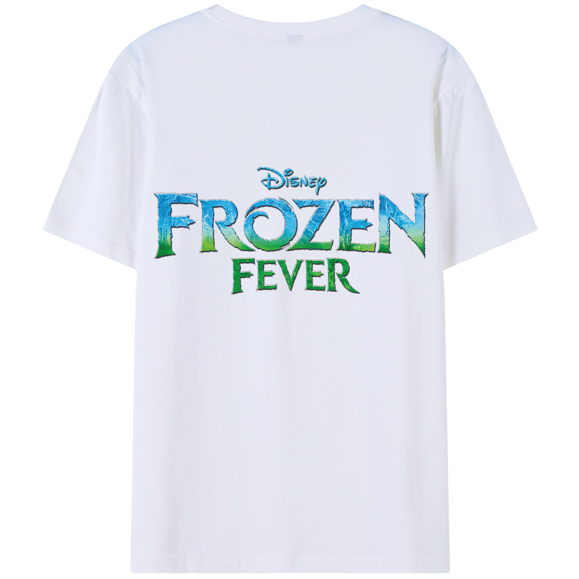 （画像用） アナと雪の女王 アンナ エルサ Frozen Anna Elsa 綿100％ メンズ半袖Tシャツ（バックプリント） 通気性