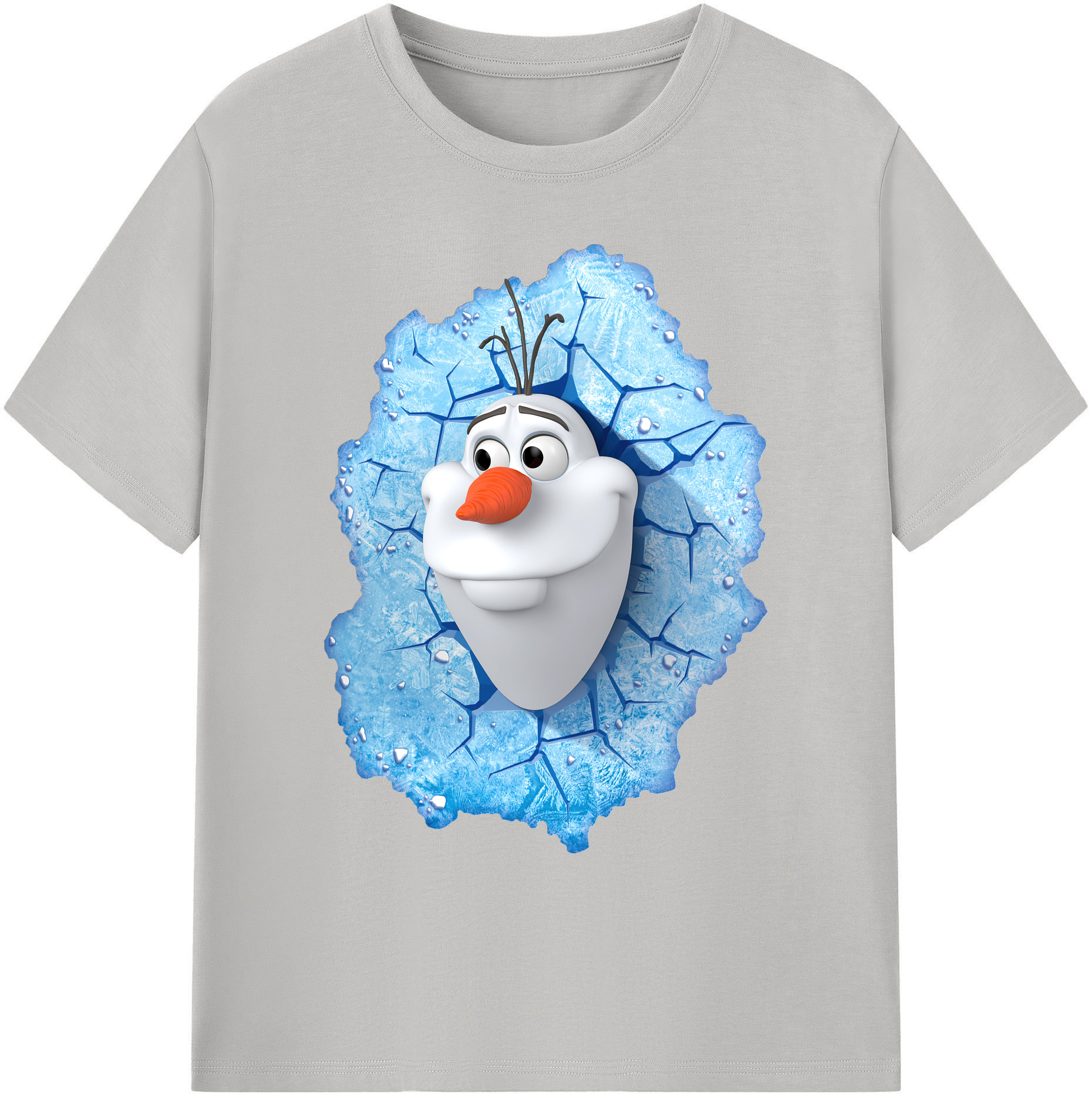（画像用） アナと雪の女王 アンナ エルサ Frozen Anna Elsa 綿100％ メンズ半袖Tシャツ｜肌触りやわらか＆通気性