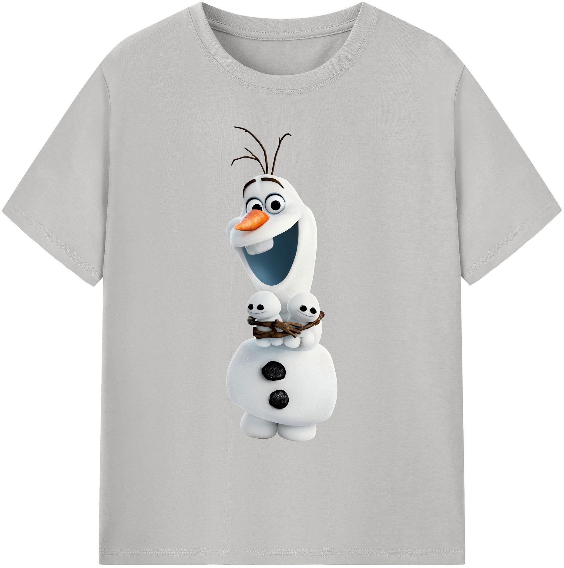 （画像用） アナと雪の女王 アンナ エルサ Frozen Anna Elsa 綿100％ メンズ半袖Tシャツ｜肌触りやわらか＆通気性