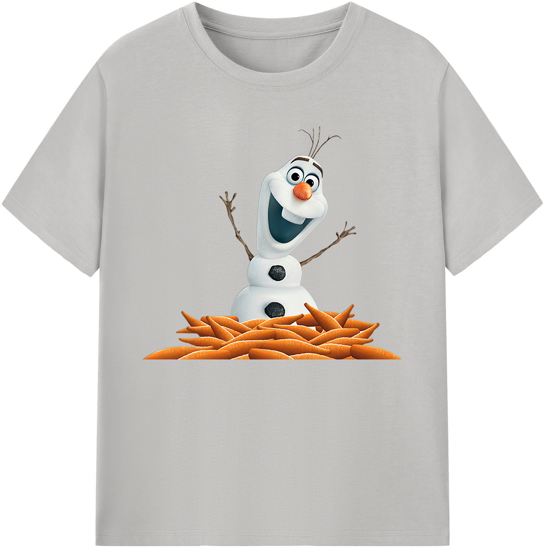 （画像用） アナと雪の女王 アンナ エルサ Frozen Anna Elsa 綿100％ メンズ半袖Tシャツ｜肌触りやわらか＆通気性