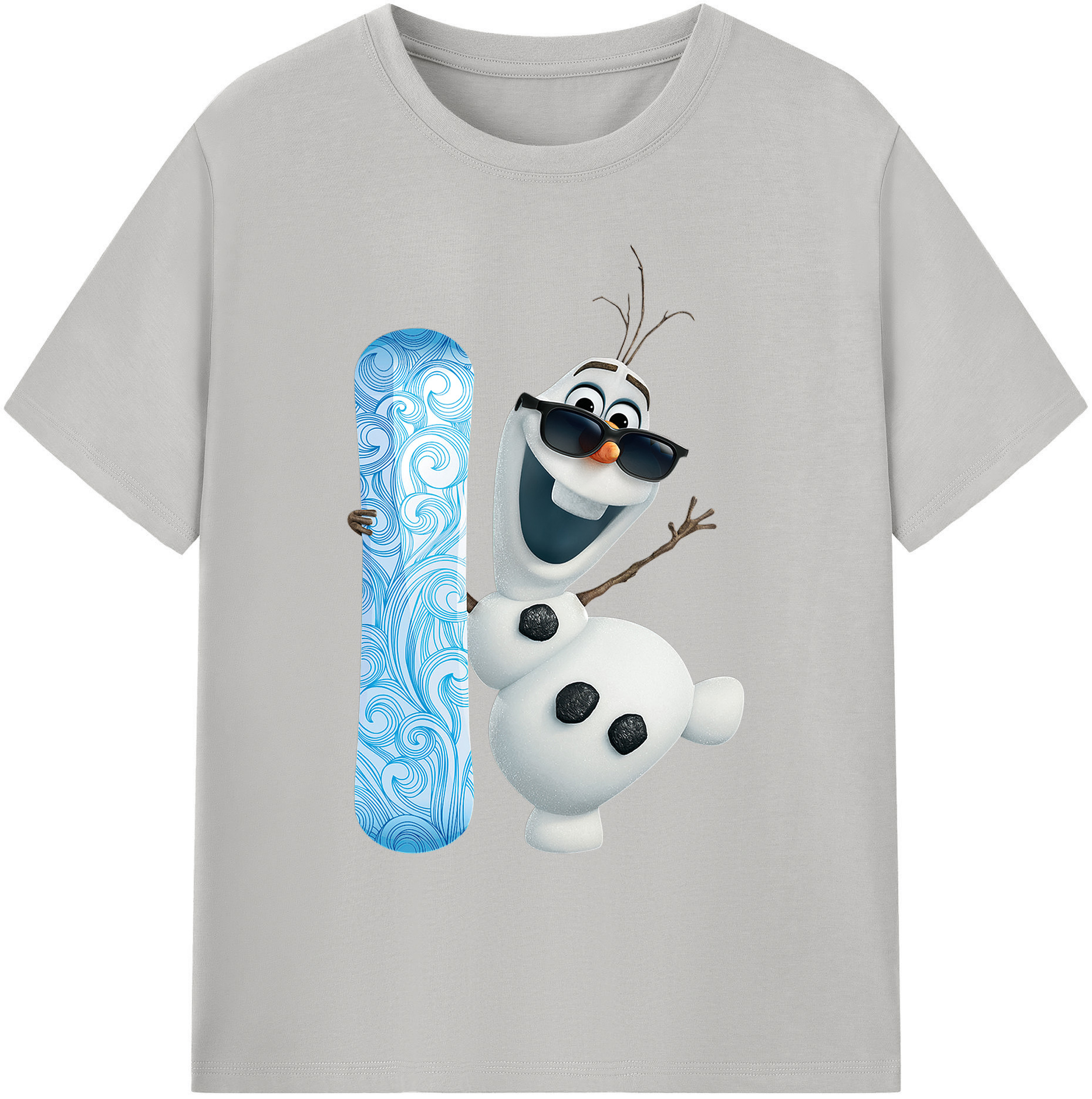 （画像用） アナと雪の女王 アンナ エルサ Frozen Anna Elsa 綿100％ メンズ半袖Tシャツ｜肌触りやわらか＆通気性