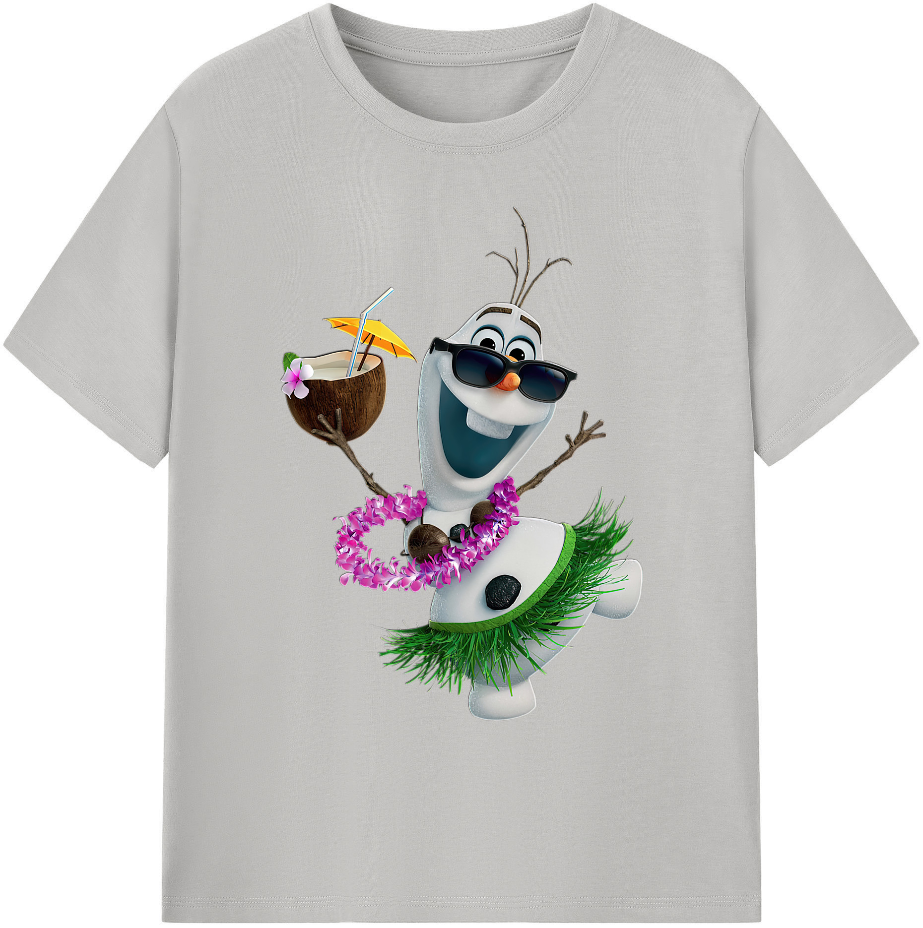 （画像用） アナと雪の女王 アンナ エルサ Frozen Anna Elsa 綿100％ メンズ半袖Tシャツ｜肌触りやわらか＆通気性