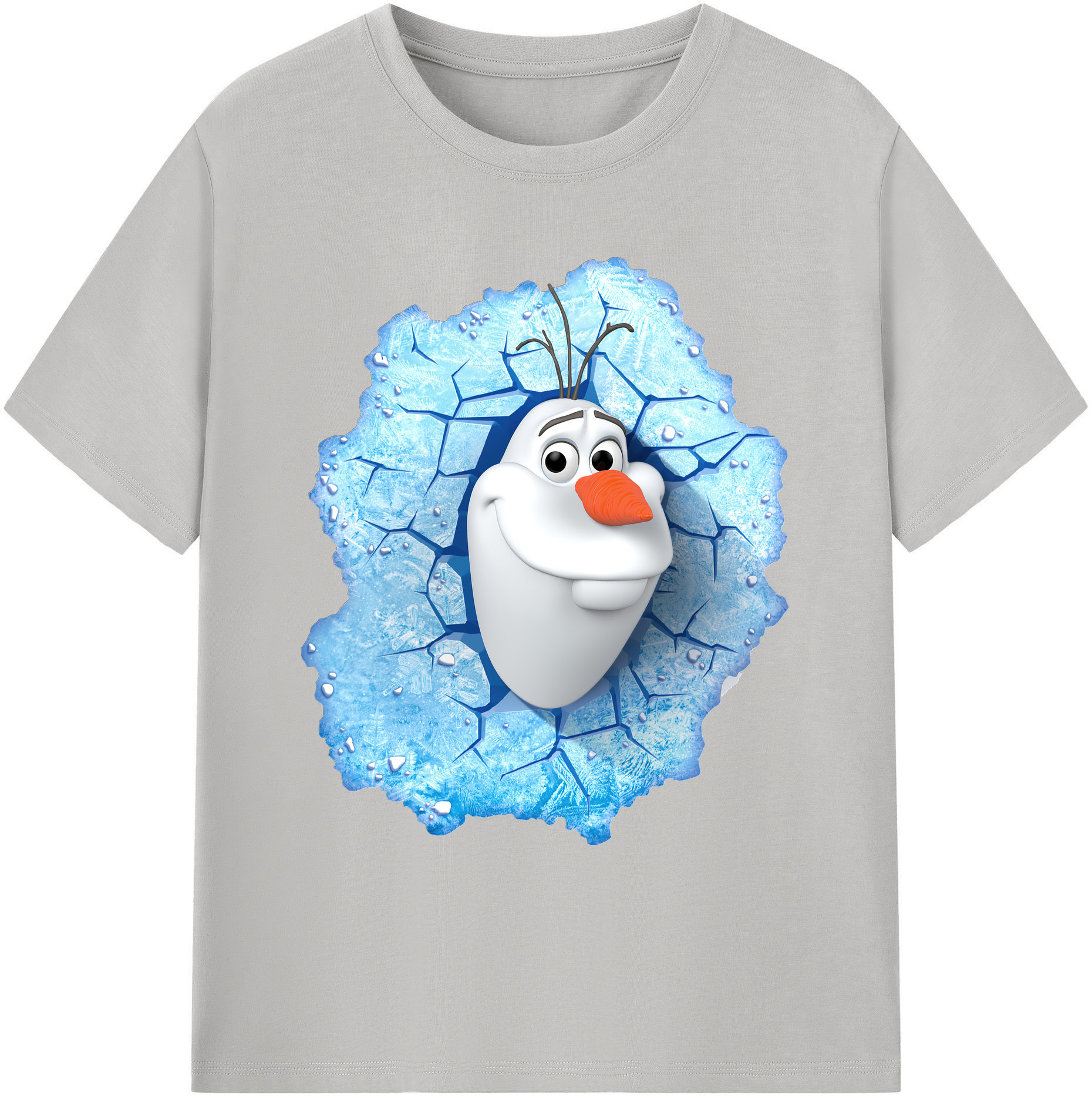 （画像用） アナと雪の女王 アンナ エルサ Frozen Anna Elsa 綿100％ メンズ半袖Tシャツ｜肌触りやわらか＆通気性