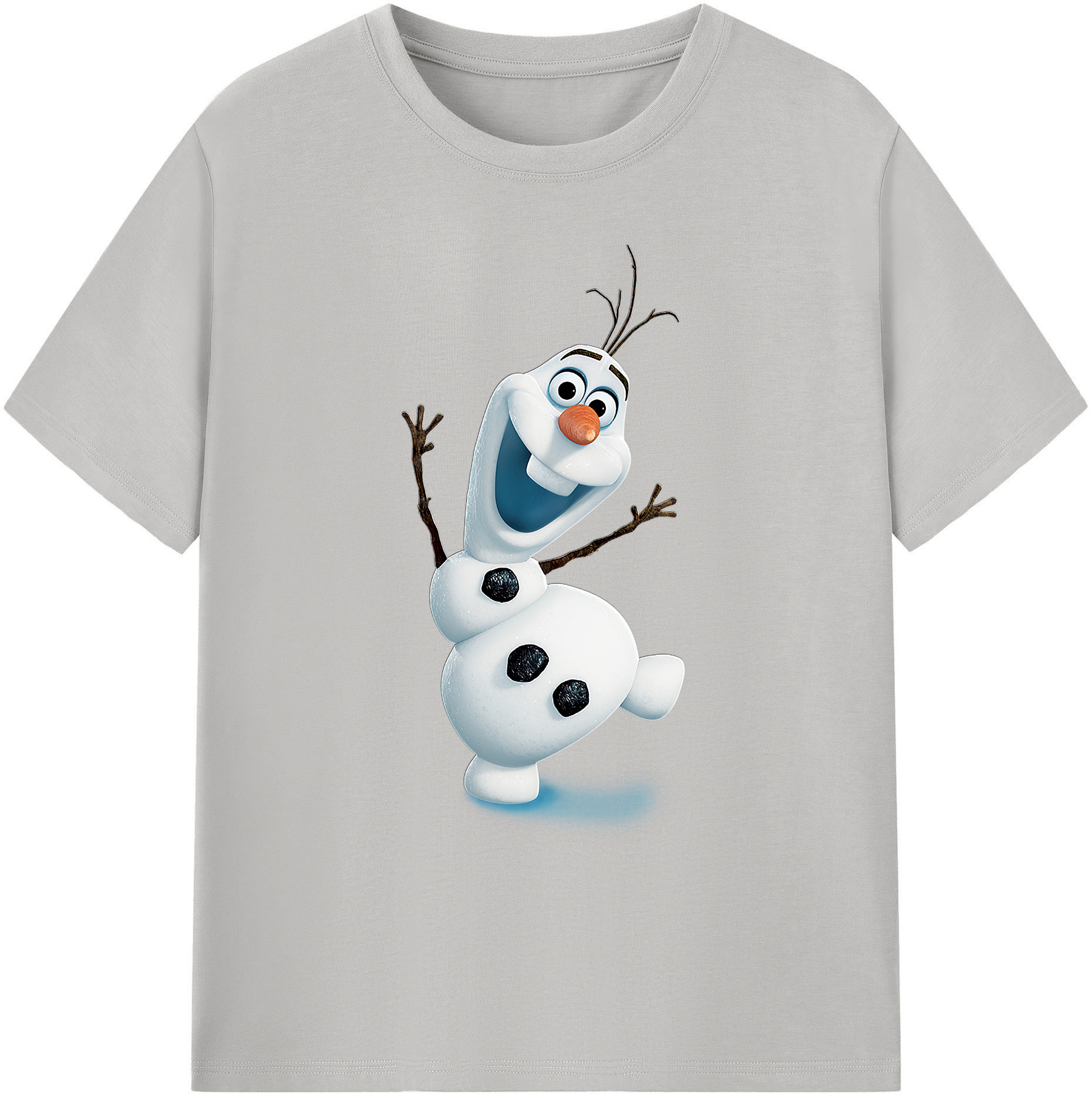 （画像用） アナと雪の女王 アンナ エルサ Frozen Anna Elsa 綿100％ メンズ半袖Tシャツ｜肌触りやわらか＆通気性