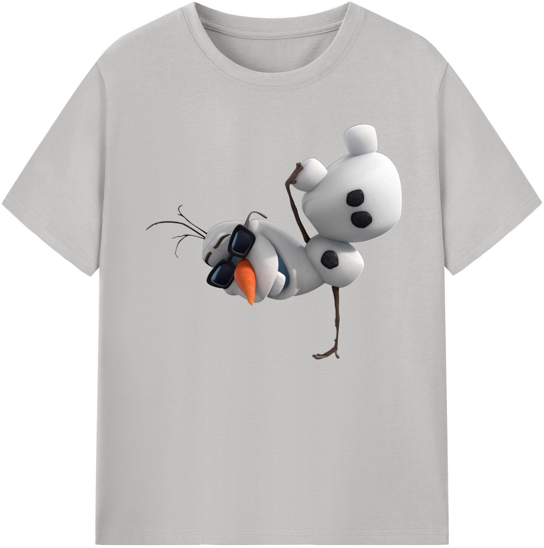 （画像用） アナと雪の女王 アンナ エルサ Frozen Anna Elsa 綿100％ メンズ半袖Tシャツ｜肌触りやわらか＆通気性