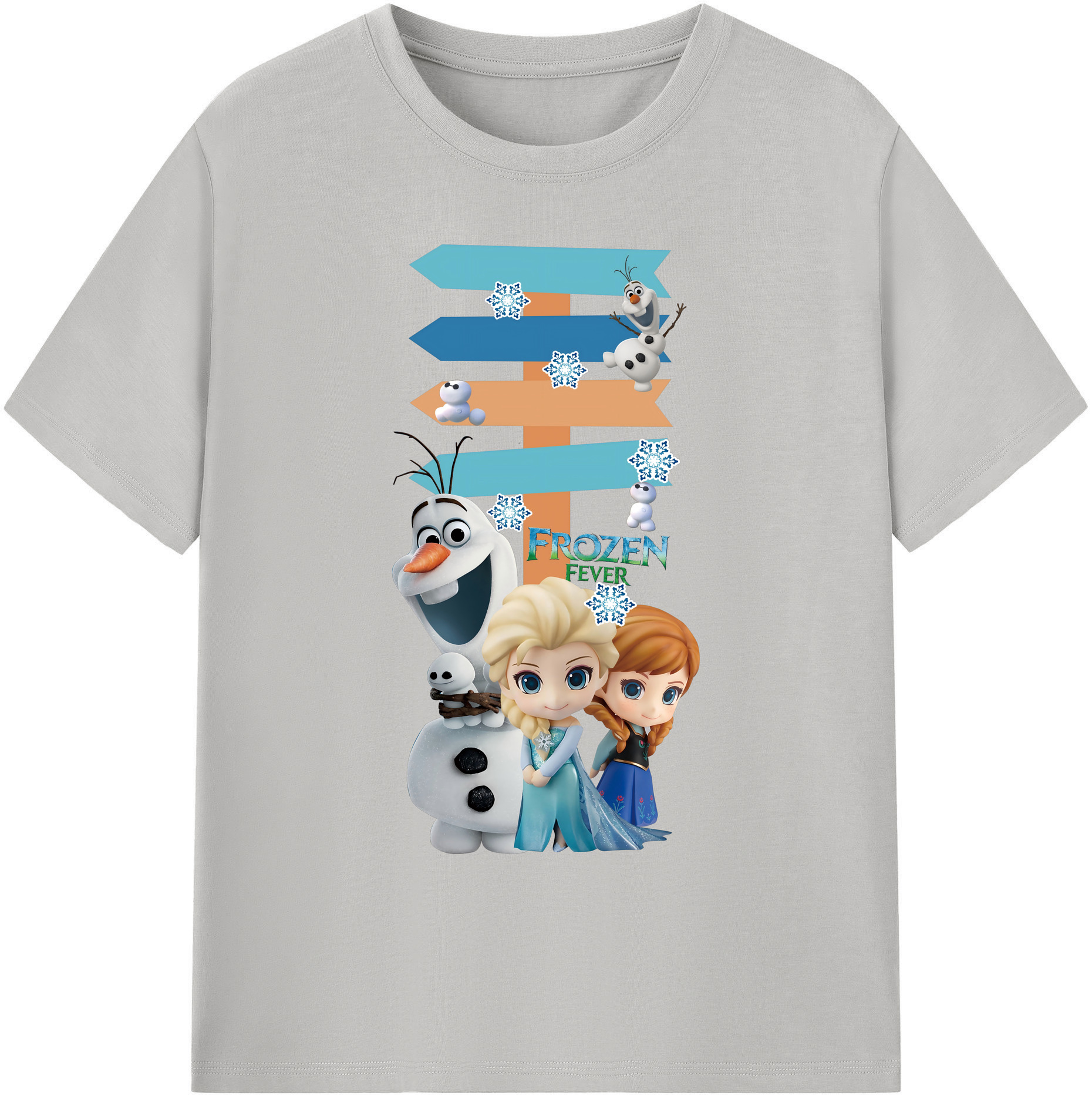 （画像用） アナと雪の女王 アンナ エルサ Frozen Anna Elsa 綿100％ メンズ半袖Tシャツ｜肌触りやわらか＆通気性