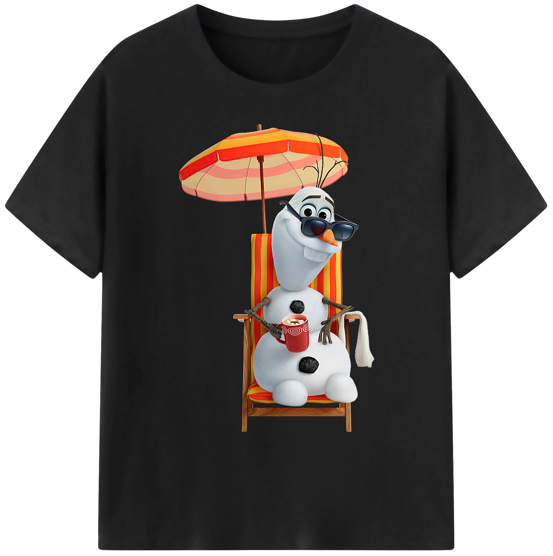 （画像用） アナと雪の女王 アンナ エルサ Frozen Anna Elsa 綿100％ メンズ半袖Tシャツ｜肌触りやわらか＆通気性