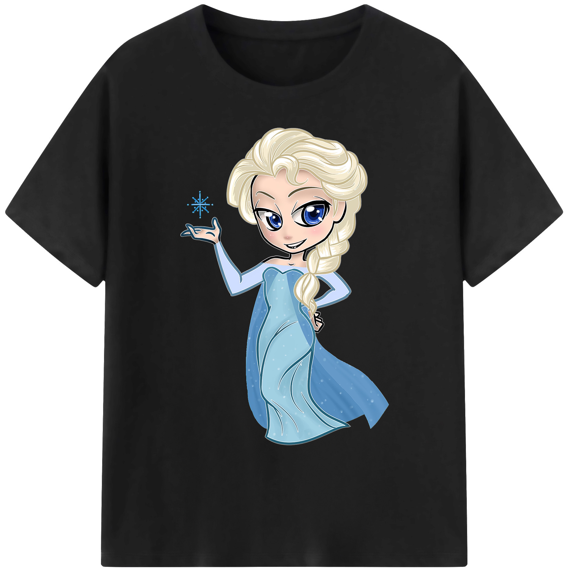 （画像用） アナと雪の女王 アンナ エルサ Frozen Anna Elsa 綿100％ メンズ半袖Tシャツ｜肌触りやわらか＆通気性