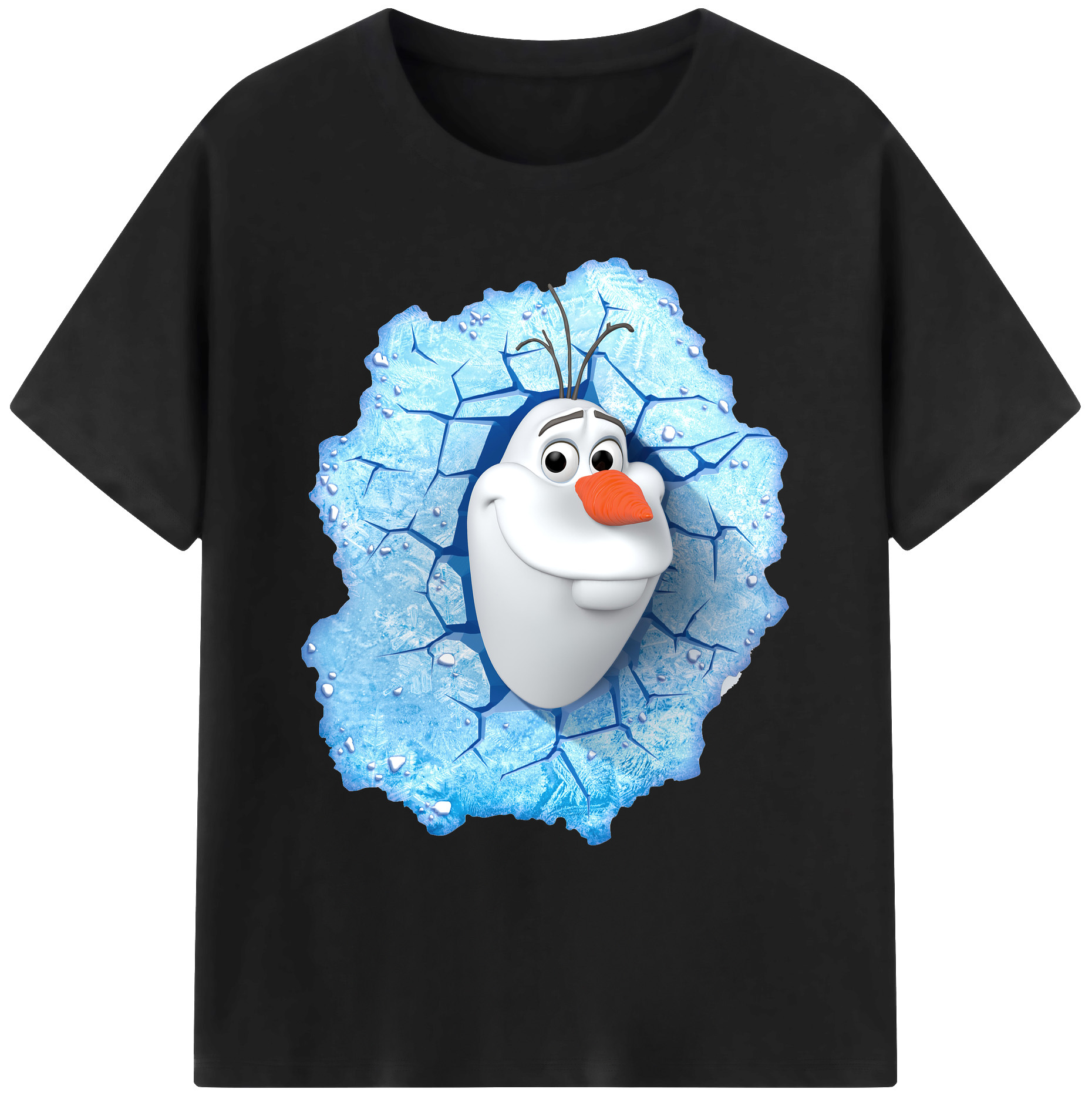（画像用） アナと雪の女王 アンナ エルサ Frozen Anna Elsa 綿100％ メンズ半袖Tシャツ｜肌触りやわらか＆通気性