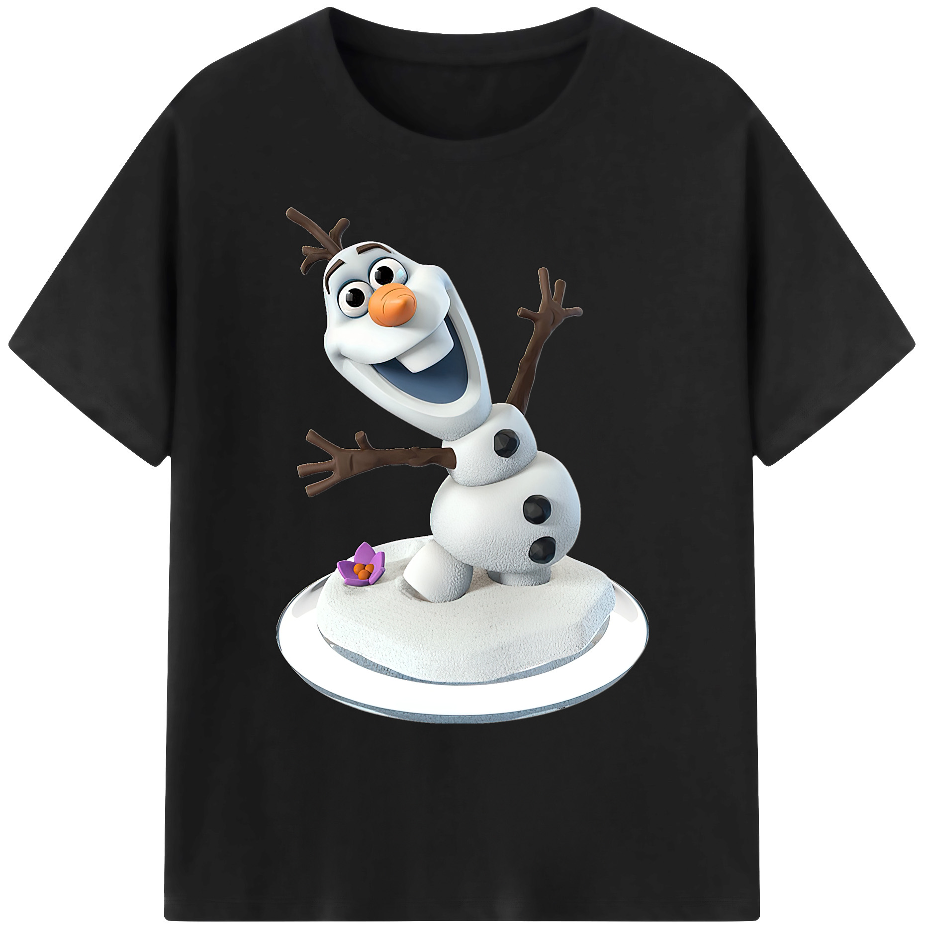 （画像用） アナと雪の女王 アンナ エルサ Frozen Anna Elsa 綿100％ メンズ半袖Tシャツ｜肌触りやわらか＆通気性