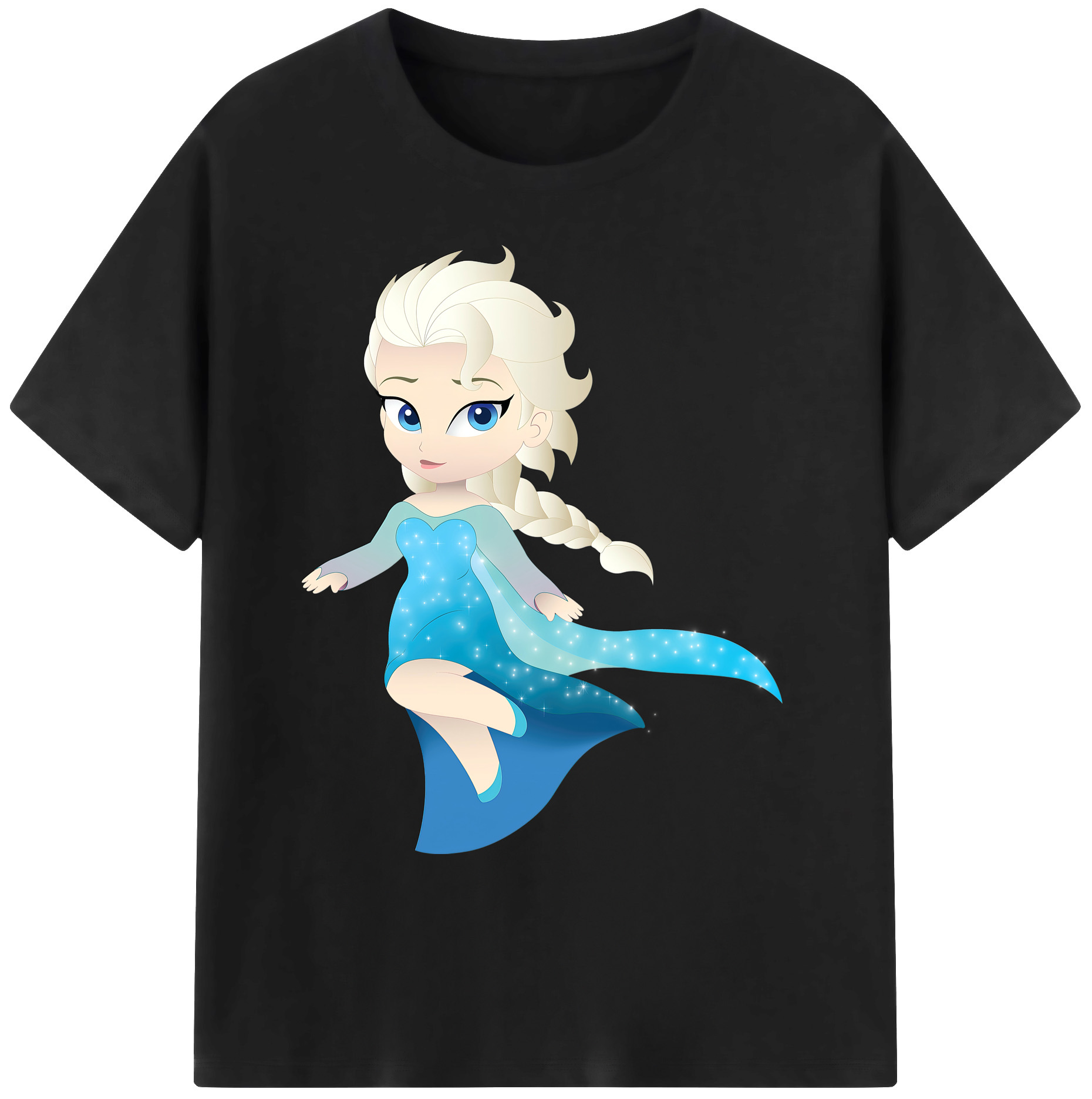 （画像用） アナと雪の女王 アンナ エルサ Frozen Anna Elsa 綿100％ メンズ半袖Tシャツ｜肌触りやわらか＆通気性