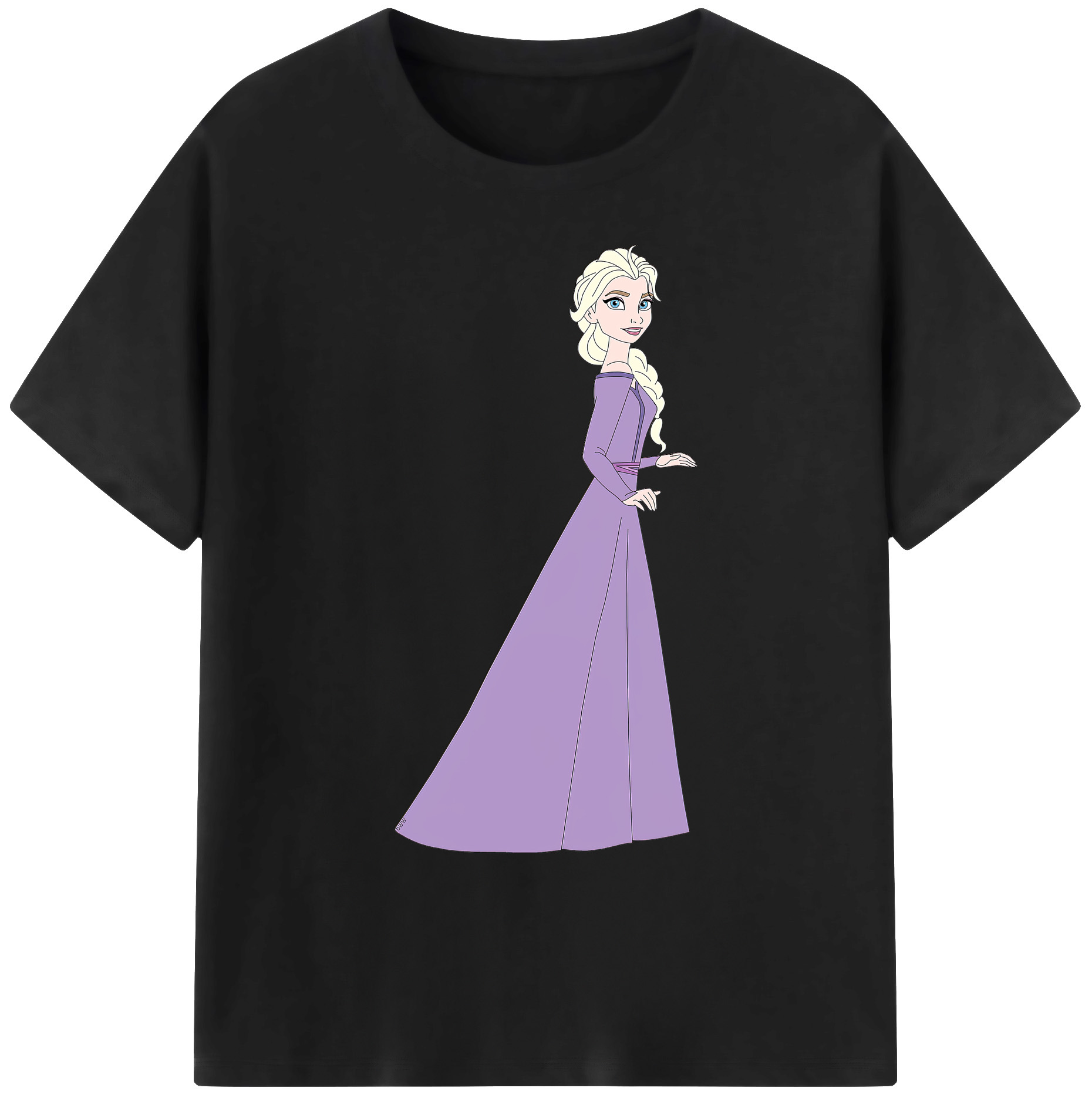 （画像用） アナと雪の女王 アンナ エルサ Frozen Anna Elsa 綿100％ メンズ半袖Tシャツ｜肌触りやわらか＆通気性