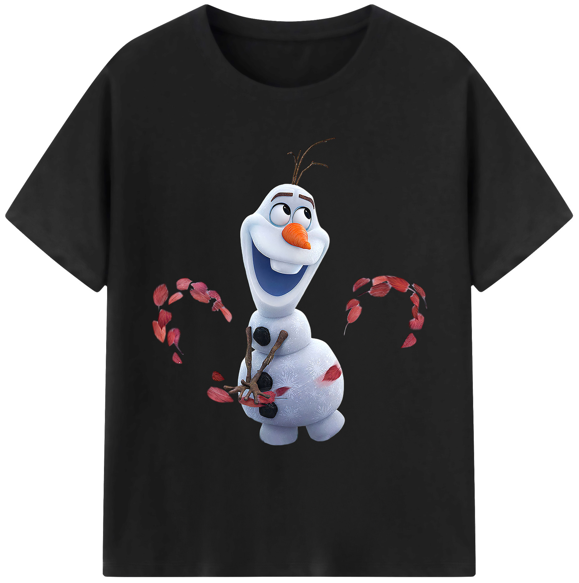 （画像用） アナと雪の女王 アンナ エルサ Frozen Anna Elsa 綿100％ メンズ半袖Tシャツ｜肌触りやわらか＆通気性