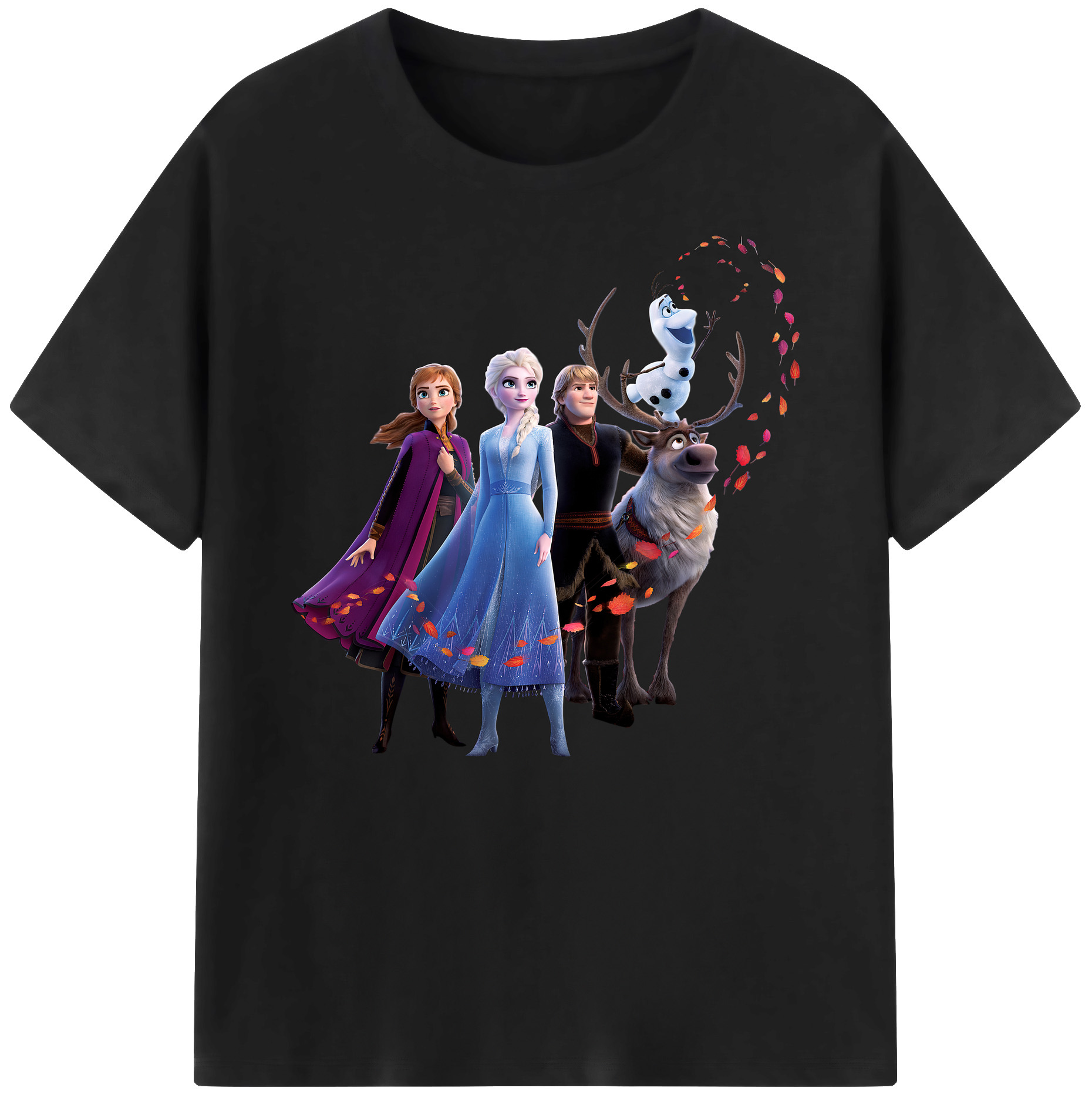 （画像用） アナと雪の女王 アンナ エルサ Frozen Anna Elsa 綿100％ メンズ半袖Tシャツ｜肌触りやわらか＆通気性