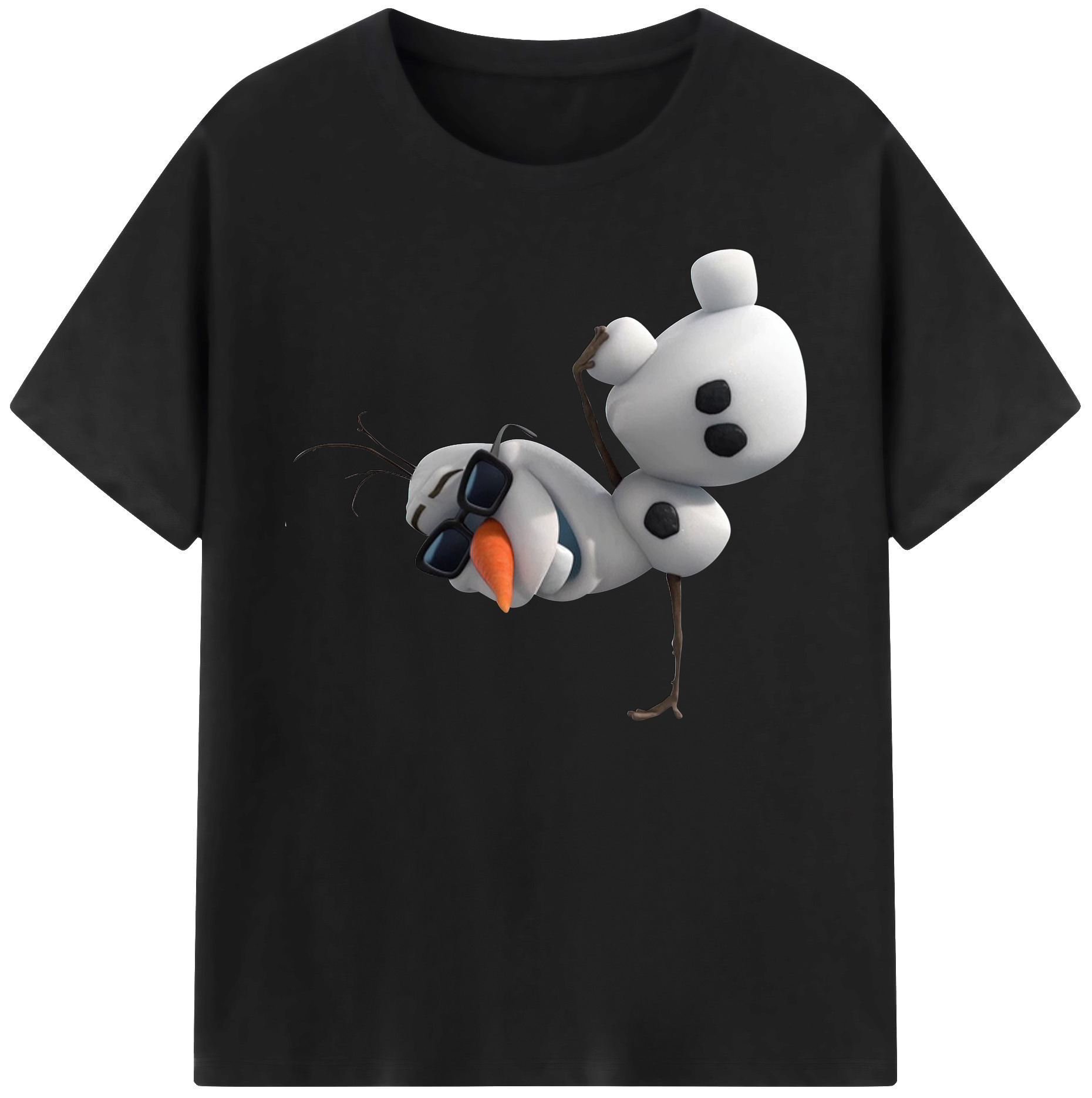 （画像用） アナと雪の女王 アンナ エルサ Frozen Anna Elsa 綿100％ メンズ半袖Tシャツ｜肌触りやわらか＆通気性