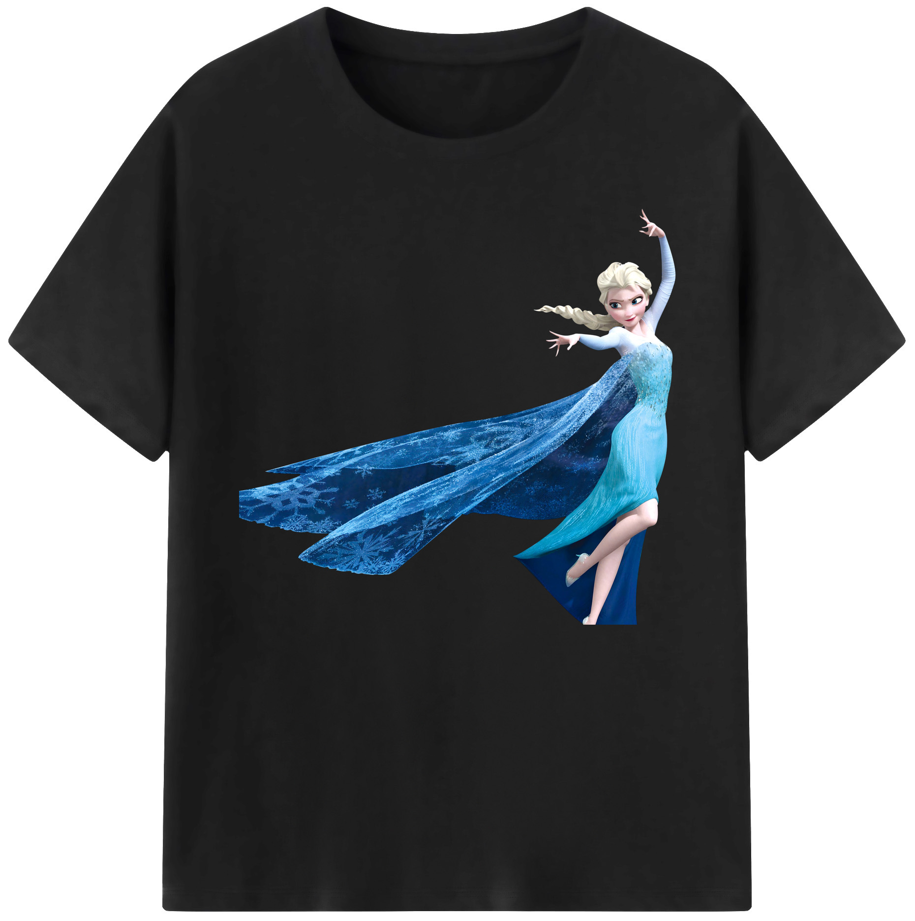 （画像用） アナと雪の女王 アンナ エルサ Frozen Anna Elsa 綿100％ メンズ半袖Tシャツ｜肌触りやわらか＆通気性