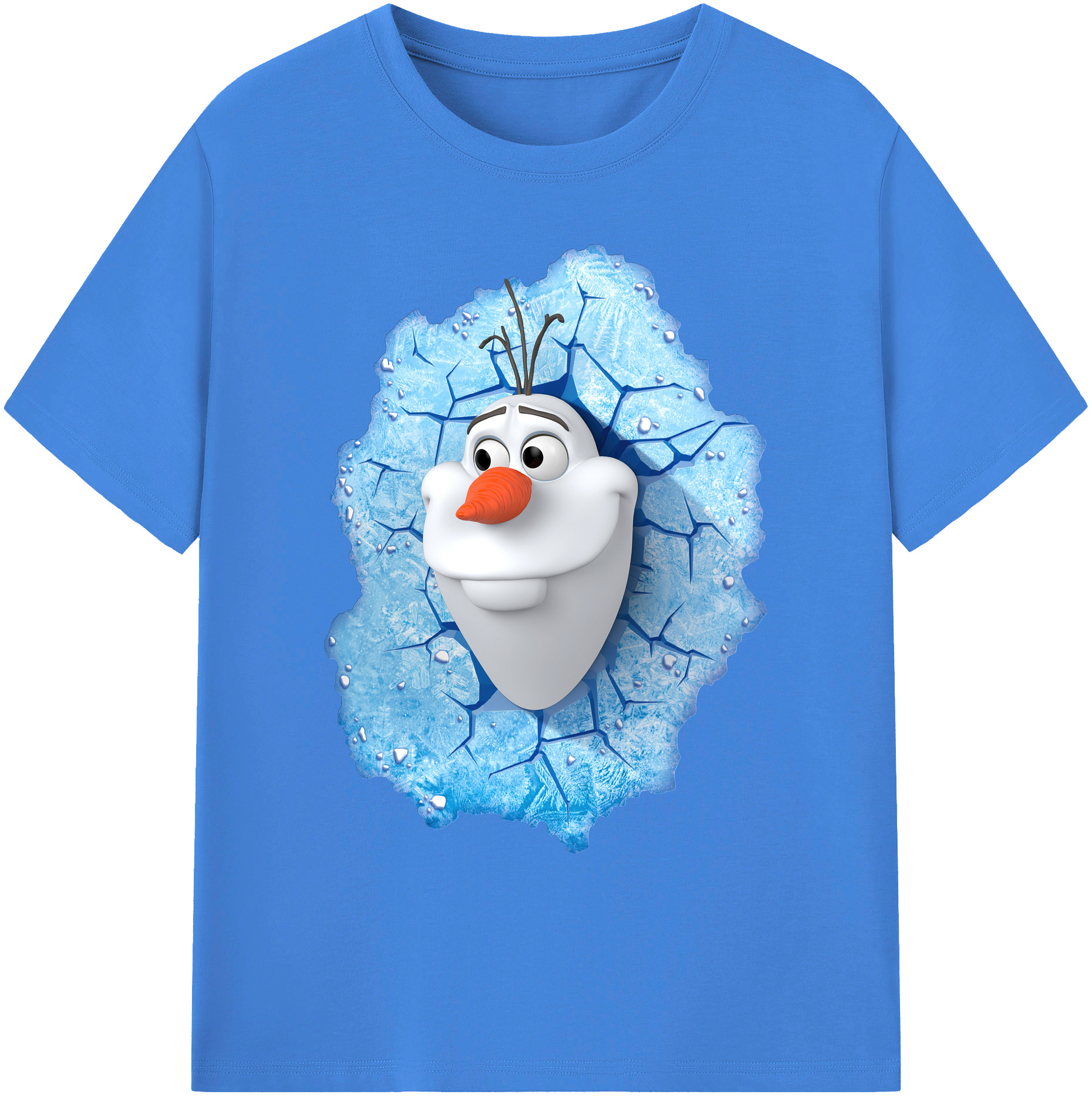 （画像用） アナと雪の女王 アンナ エルサ Frozen Anna Elsa 綿100％ メンズ半袖Tシャツ｜肌触りやわらか＆通気性