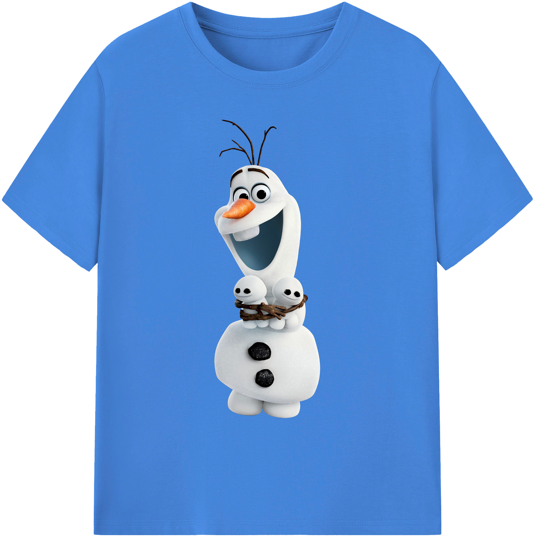 （画像用） アナと雪の女王 アンナ エルサ Frozen Anna Elsa 綿100％ メンズ半袖Tシャツ｜肌触りやわらか＆通気性
