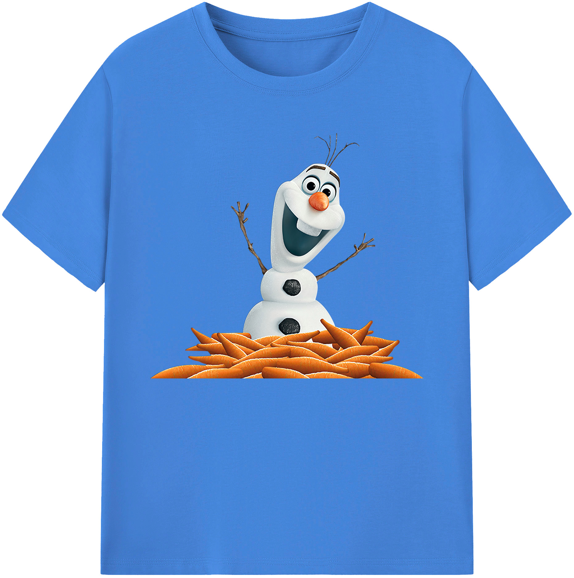 （画像用） アナと雪の女王 アンナ エルサ Frozen Anna Elsa 綿100％ メンズ半袖Tシャツ｜肌触りやわらか＆通気性