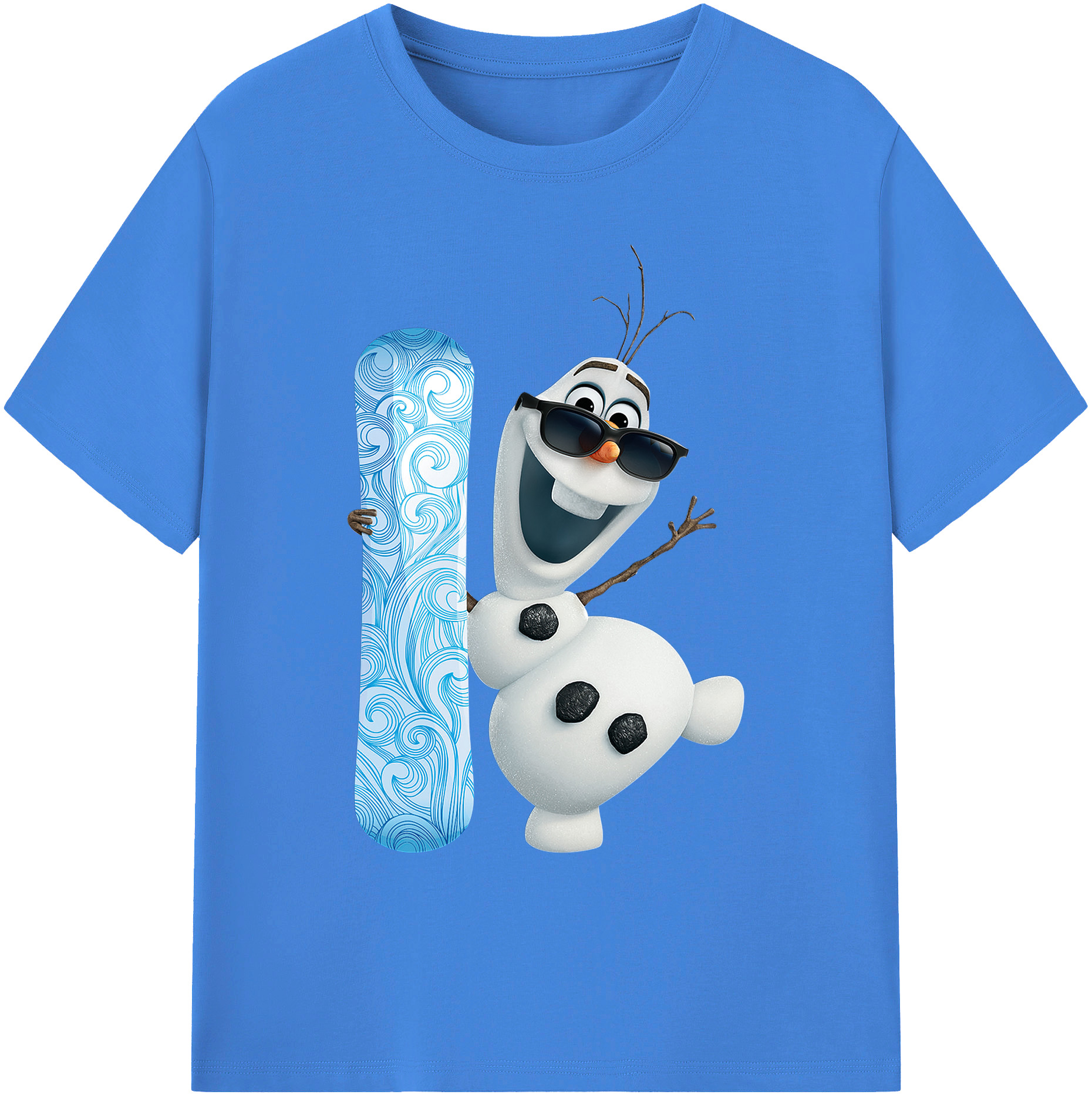（画像用） アナと雪の女王 アンナ エルサ Frozen Anna Elsa 綿100％ メンズ半袖Tシャツ｜肌触りやわらか＆通気性