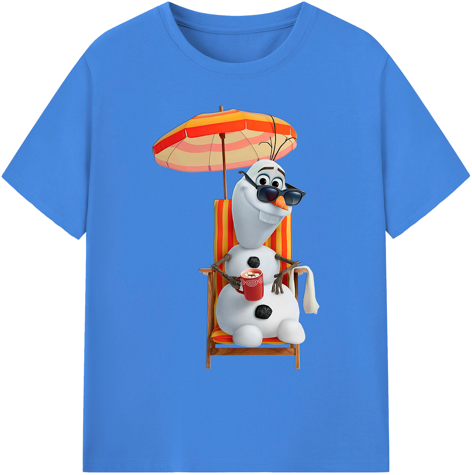 （画像用） アナと雪の女王 アンナ エルサ Frozen Anna Elsa 綿100％ メンズ半袖Tシャツ｜肌触りやわらか＆通気性