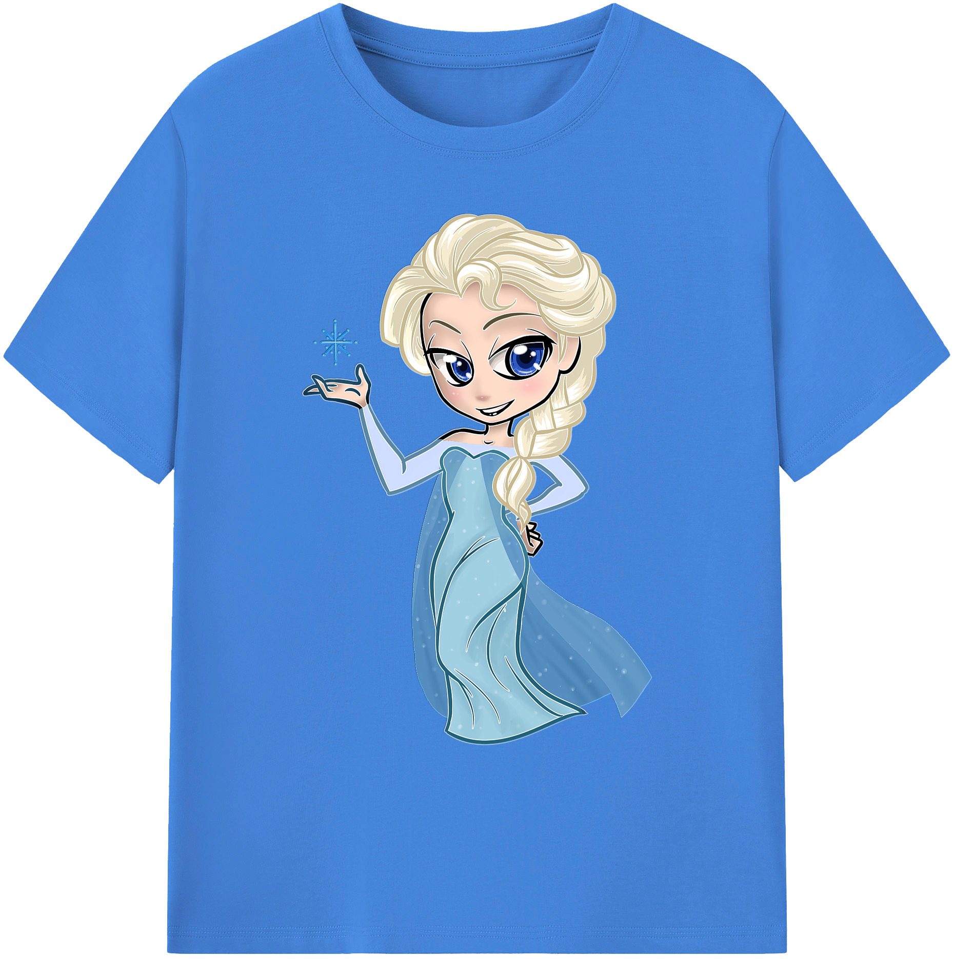 （画像用） アナと雪の女王 アンナ エルサ Frozen Anna Elsa 綿100％ メンズ半袖Tシャツ｜肌触りやわらか＆通気性