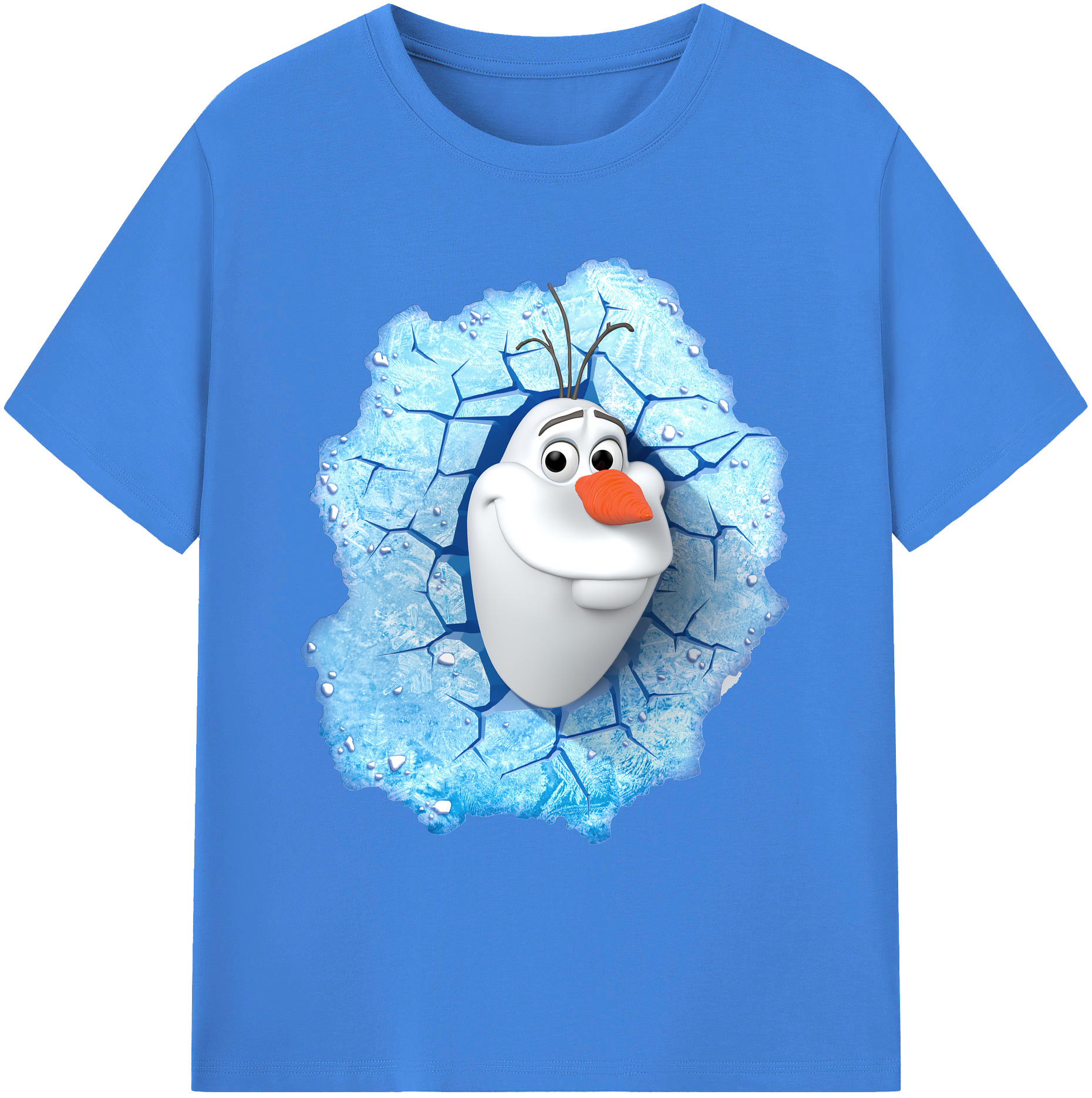 （画像用） アナと雪の女王 アンナ エルサ Frozen Anna Elsa 綿100％ メンズ半袖Tシャツ｜肌触りやわらか＆通気性