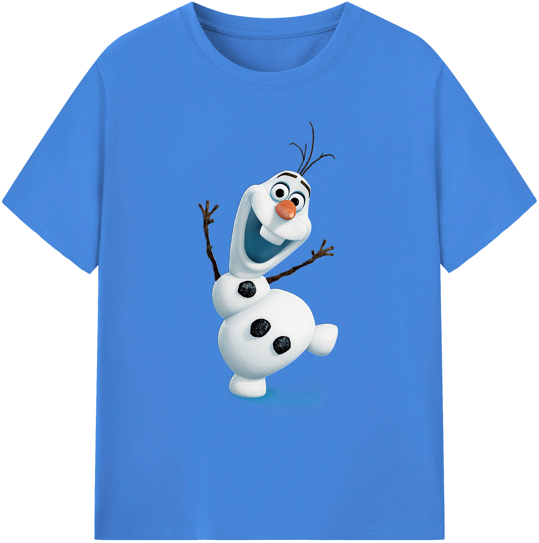 （画像用） アナと雪の女王 アンナ エルサ Frozen Anna Elsa 綿100％ メンズ半袖Tシャツ｜肌触りやわらか＆通気性