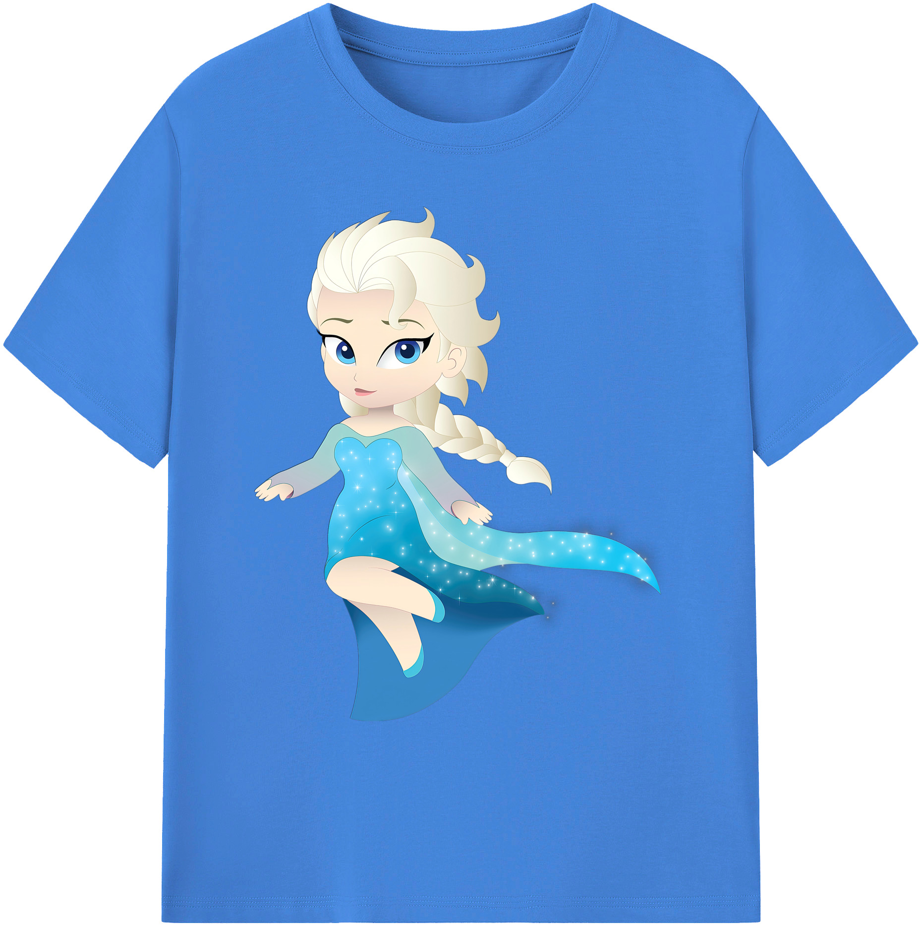 （画像用） アナと雪の女王 アンナ エルサ Frozen Anna Elsa 綿100％ メンズ半袖Tシャツ｜肌触りやわらか＆通気性