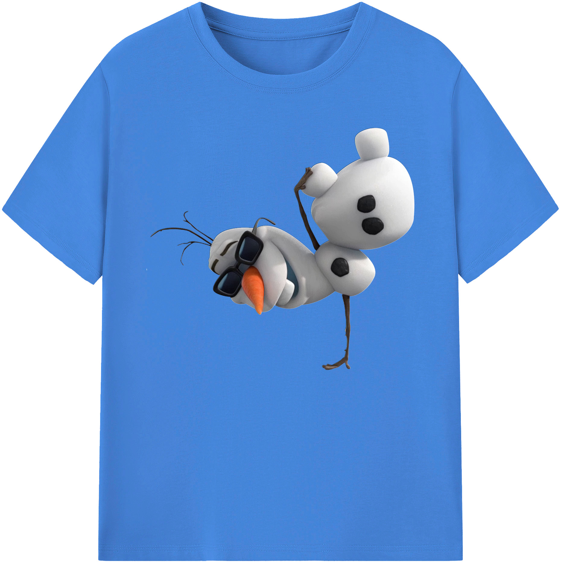 （画像用） アナと雪の女王 アンナ エルサ Frozen Anna Elsa 綿100％ メンズ半袖Tシャツ｜肌触りやわらか＆通気性