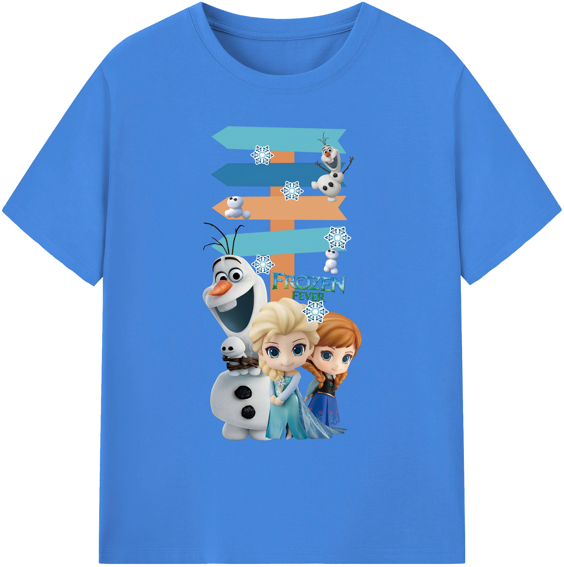 （画像用） アナと雪の女王 アンナ エルサ Frozen Anna Elsa 綿100％ メンズ半袖Tシャツ｜肌触りやわらか＆通気性