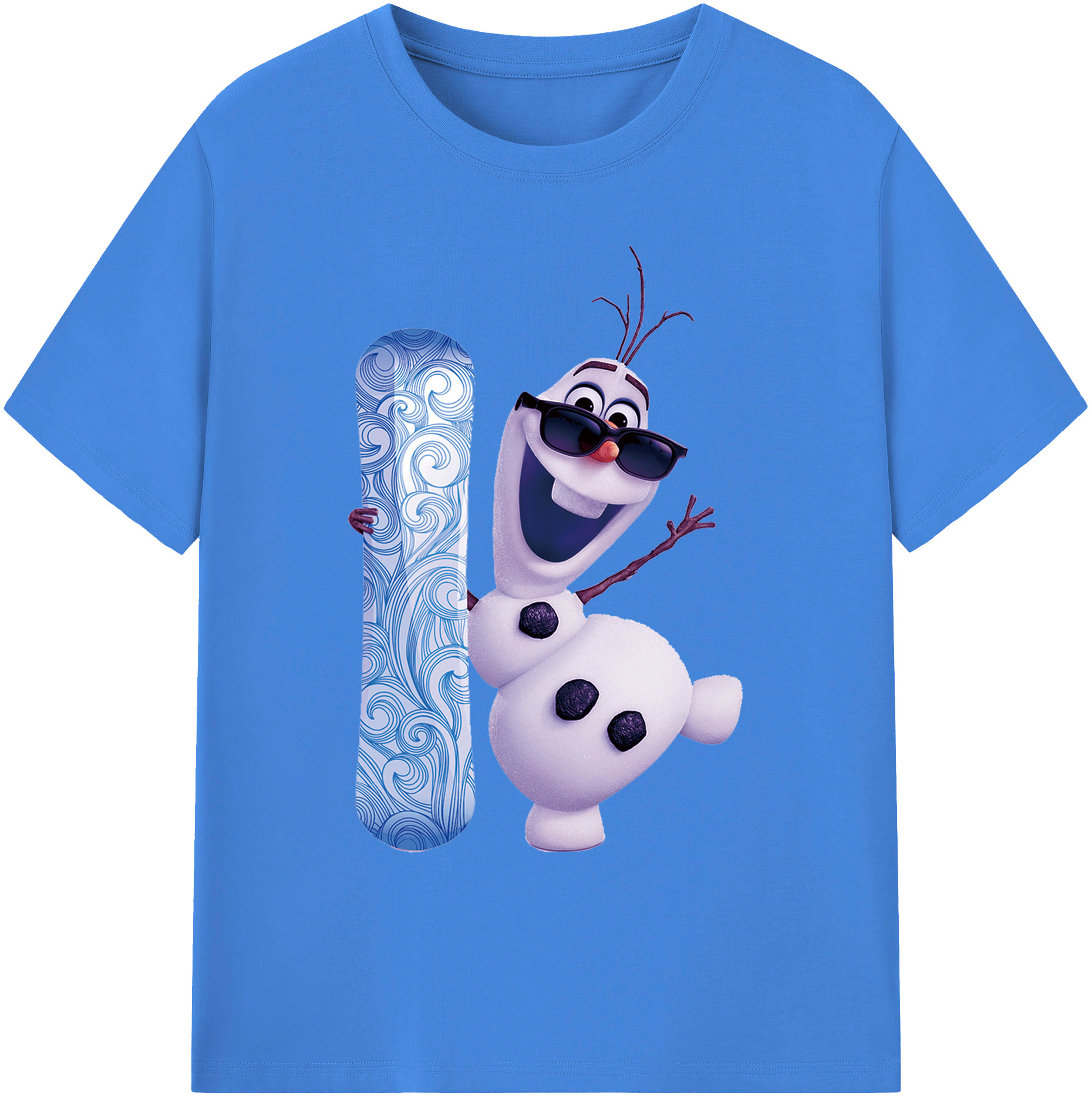 （画像用） アナと雪の女王 アンナ エルサ Frozen Anna Elsa 綿100％ メンズ半袖Tシャツ｜肌触りやわらか＆通気性