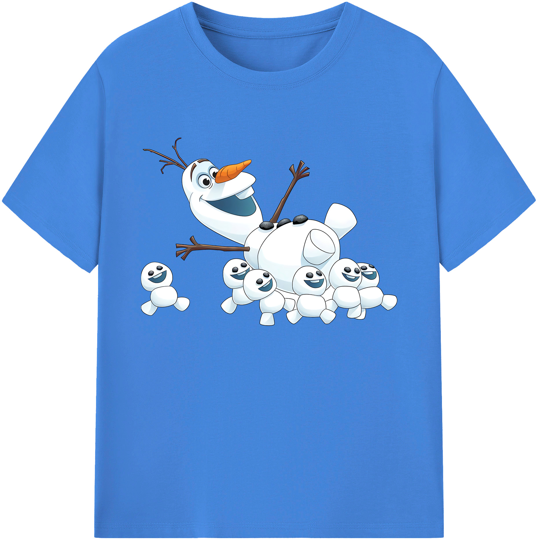 （画像用） アナと雪の女王 アンナ エルサ Frozen Anna Elsa 綿100％ メンズ半袖Tシャツ｜肌触りやわらか＆通気性