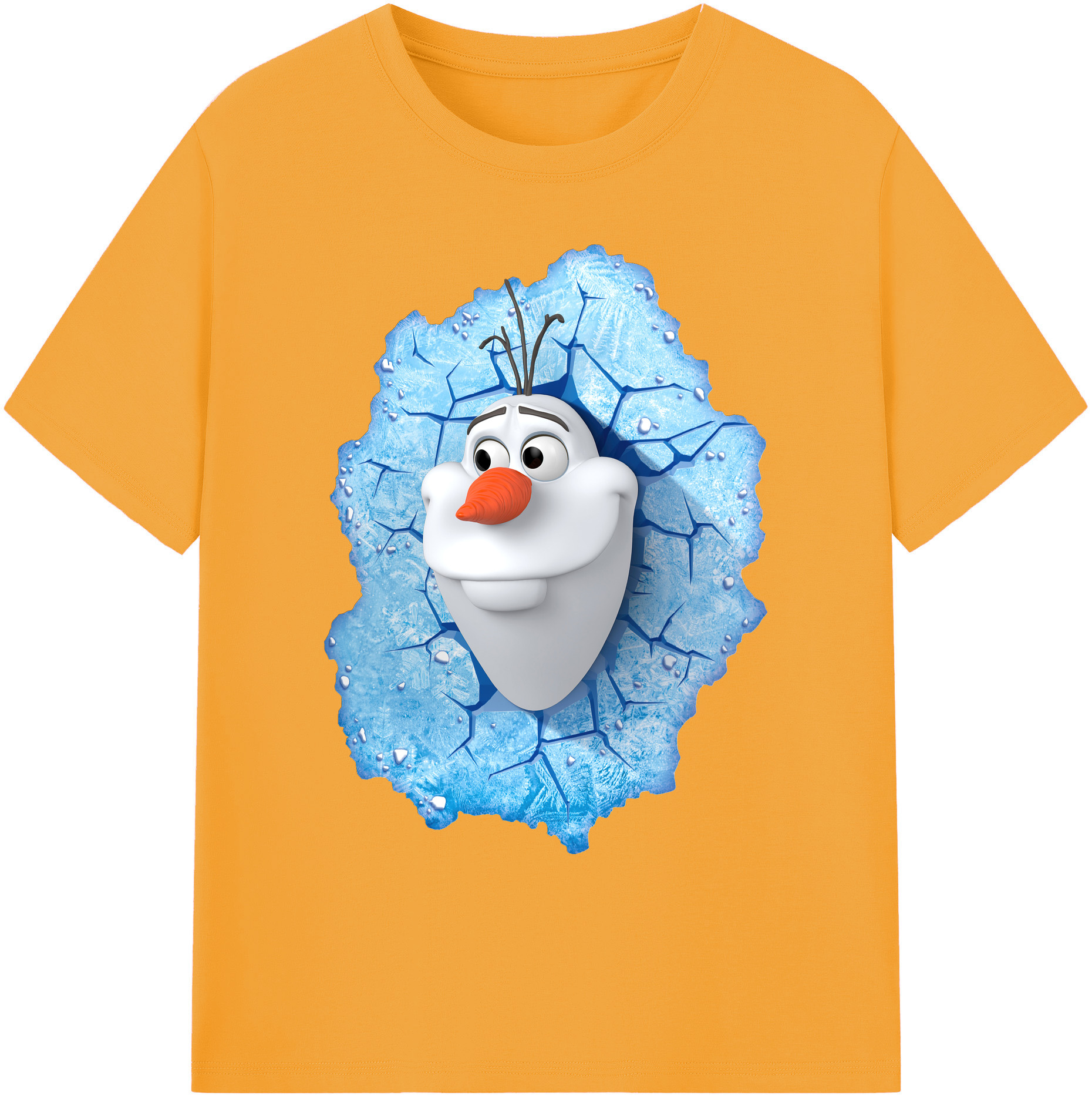 （画像用） アナと雪の女王 アンナ エルサ Frozen Anna Elsa 綿100％ メンズ半袖Tシャツ｜肌触りやわらか＆通気性