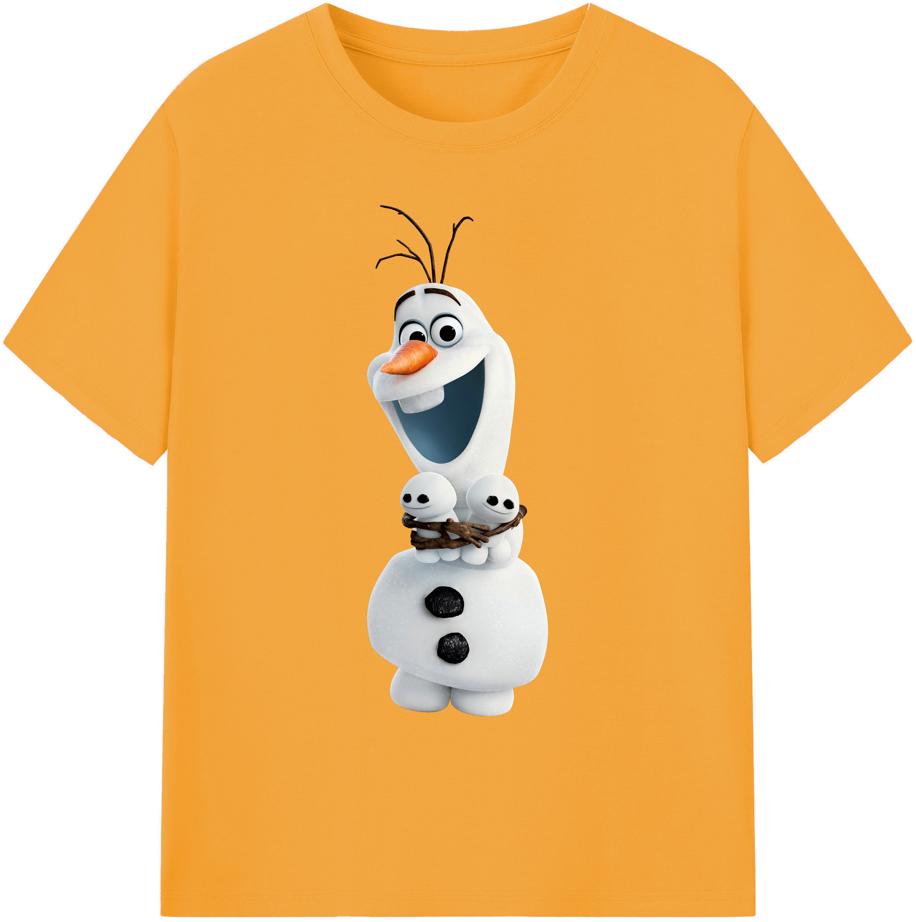 （画像用） アナと雪の女王 アンナ エルサ Frozen Anna Elsa 綿100％ メンズ半袖Tシャツ｜肌触りやわらか＆通気性